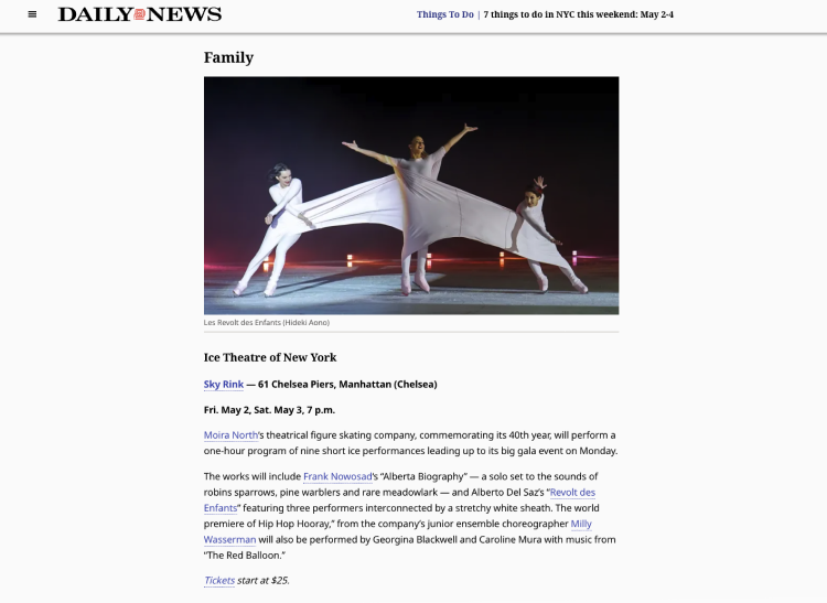 Daily News: 7 things to do in NYC this weekend: May 2-4