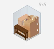 Equivalent: Regular Closet Unit Will Hold: Personal items, clothes, boxes, skis, children's toys, small furniture items, business records and sales rep materials.