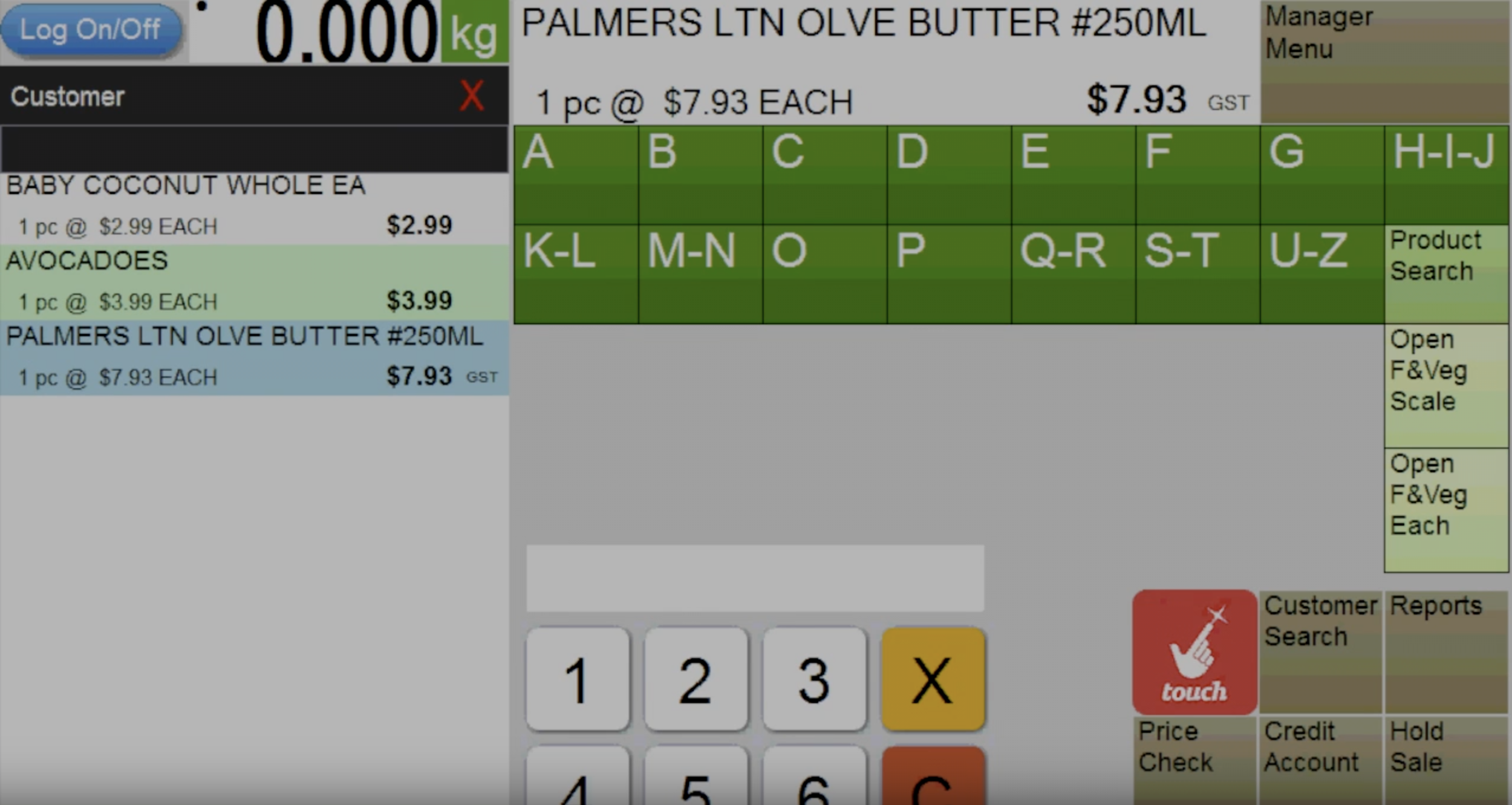 Point of Sale — ezi manager cloud