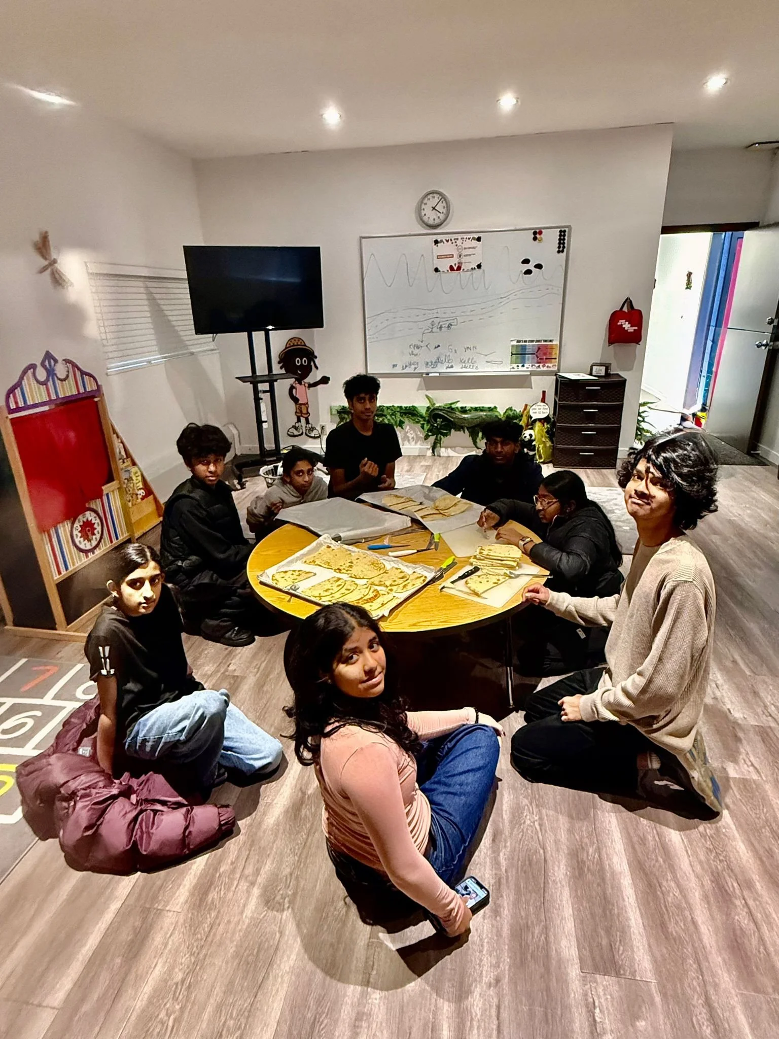 In February 2026, YLSBC youths and parent mentors were in the kitchen to help prepare the hot meals.