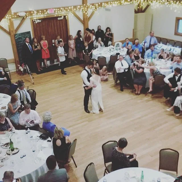 Adam and Morgan!
#firstdance #dieahappyman #smittenwithsmith #weddingdjs #radiantreceptions #cobblestonefarmwedding