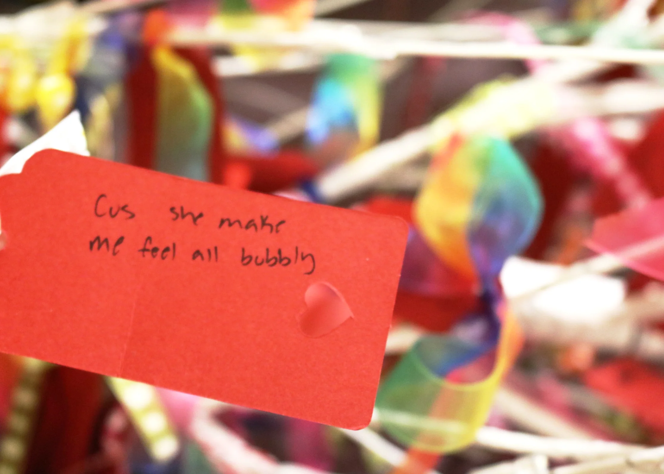    Cus she make me feel all bubbly   