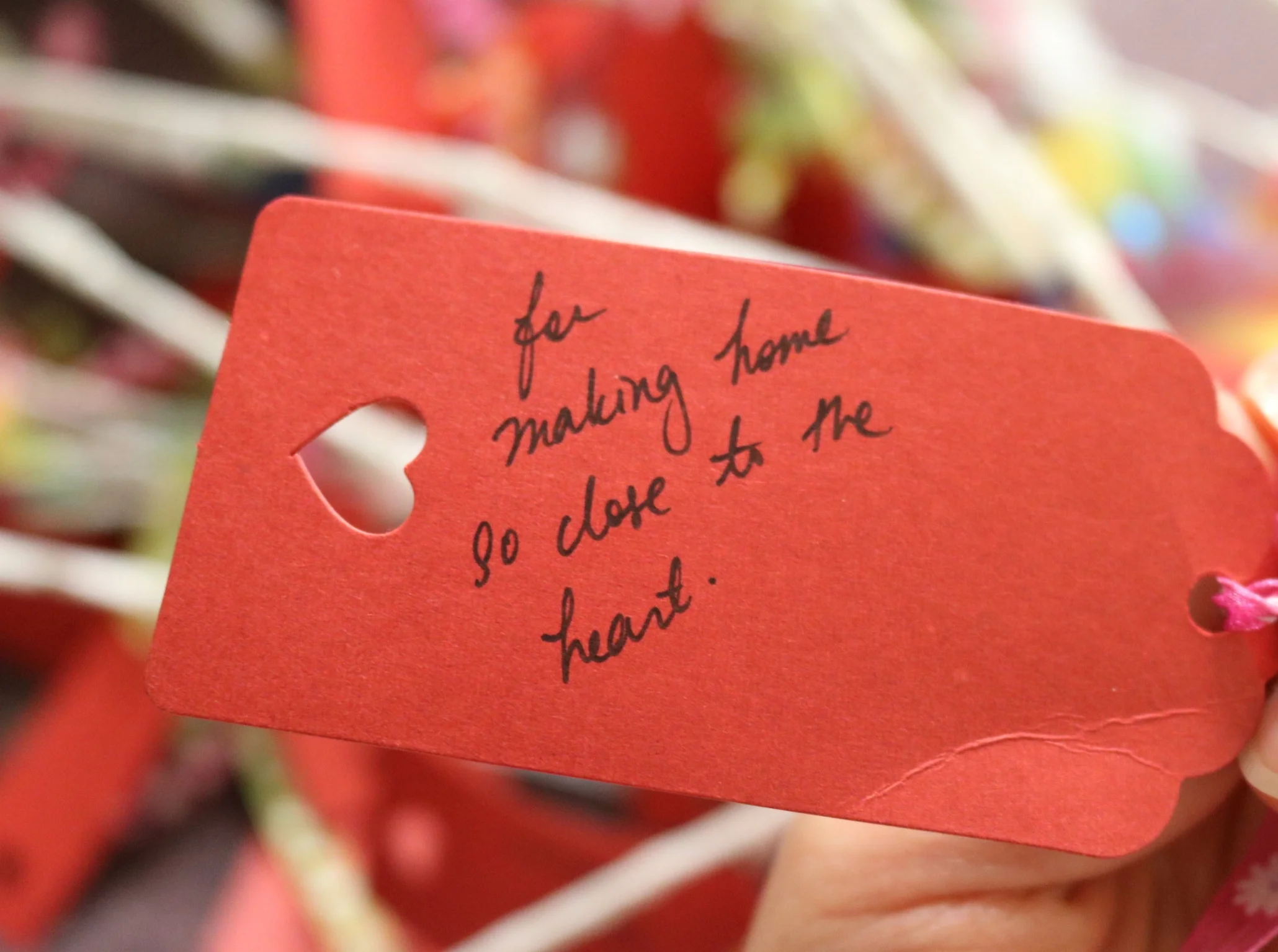    For making home so close to the heart.   