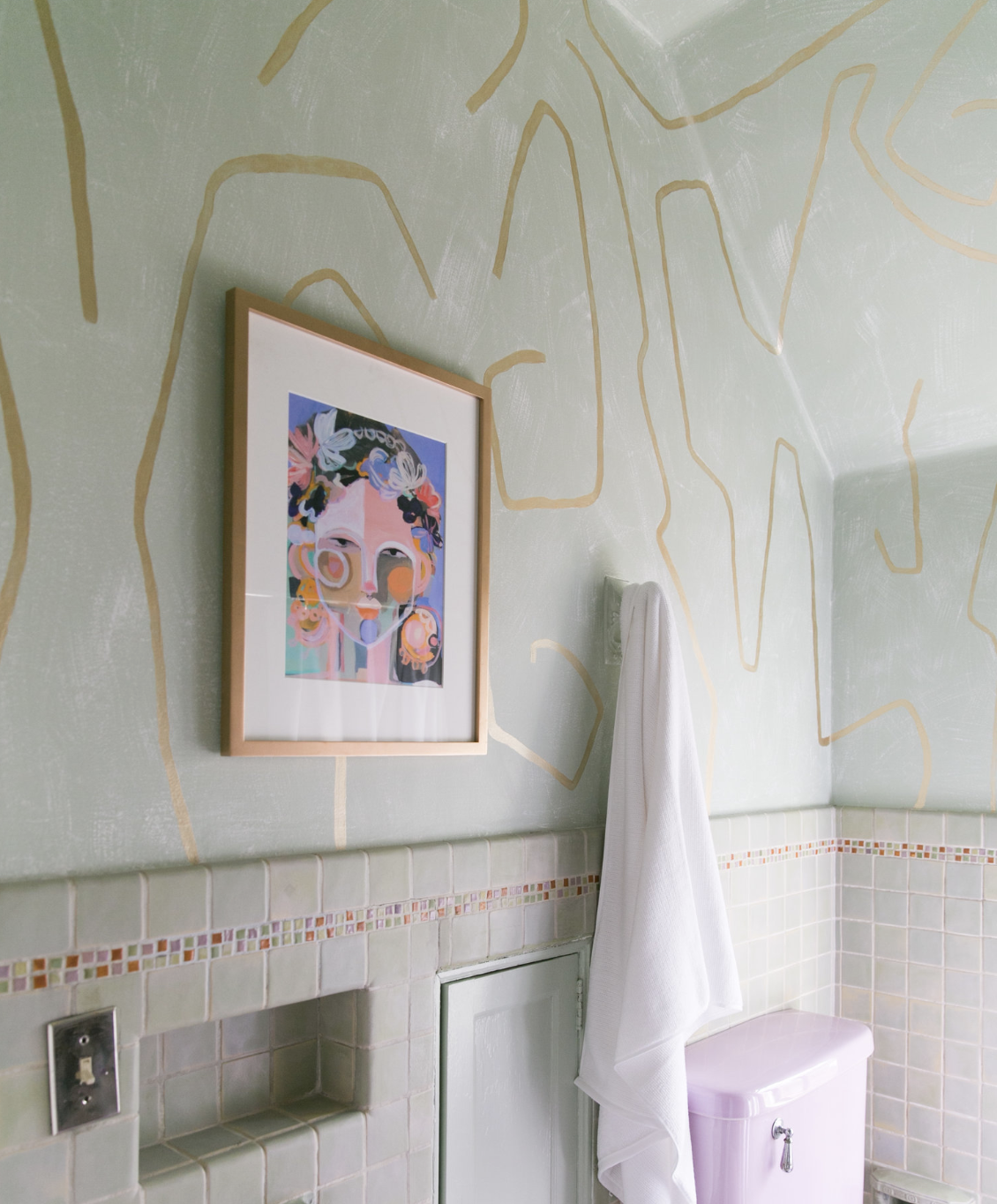 Julian Price Showhouse Bathroom Painting