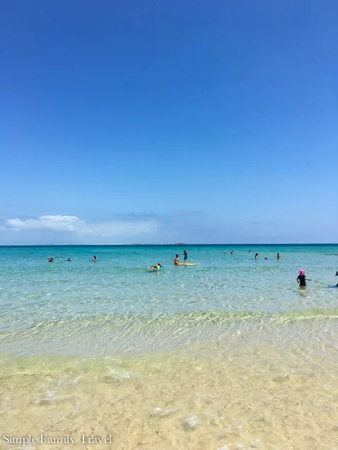 The crystal clear waters of Stradbroke Island are just a short water taxi ride away from the mainland. 