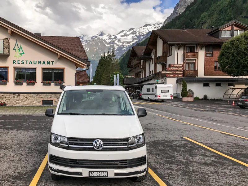 Eienwäldli is not just a camping ground. It includes a restaurant, cafe, wellness area and hotel.