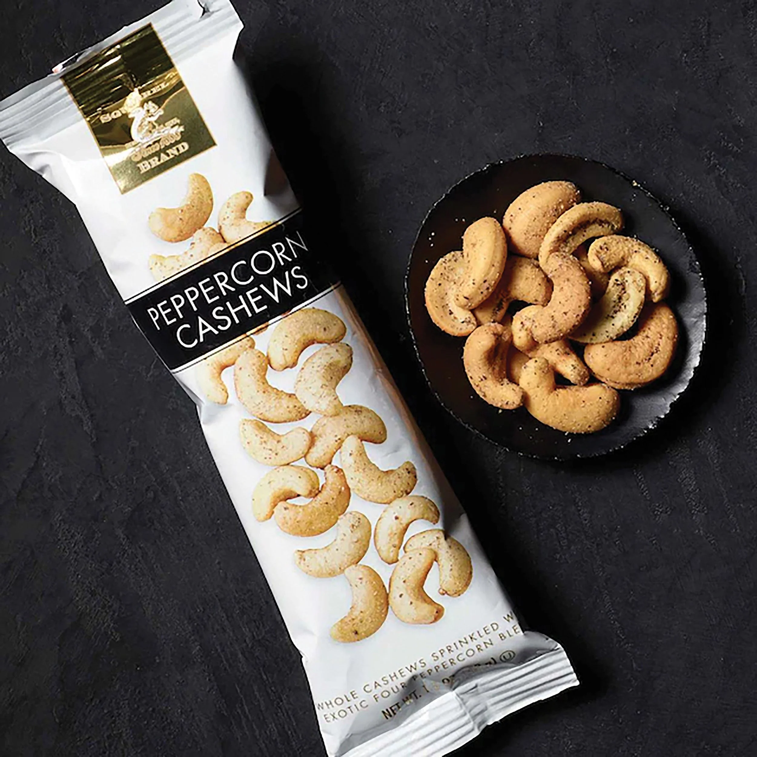 Peppercorn Cashews for Squirrel Brand