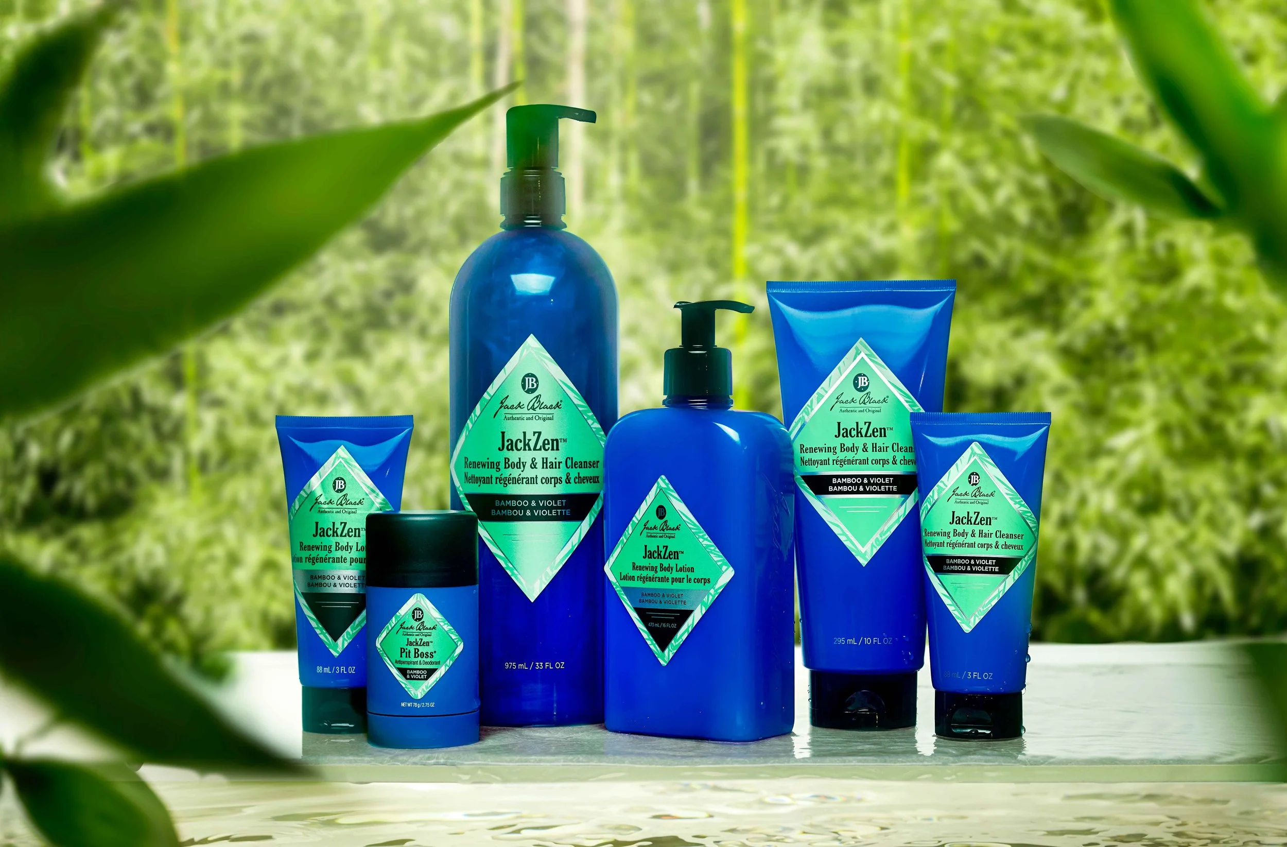  JackZen Bath and Body Packaging for Jack Black 