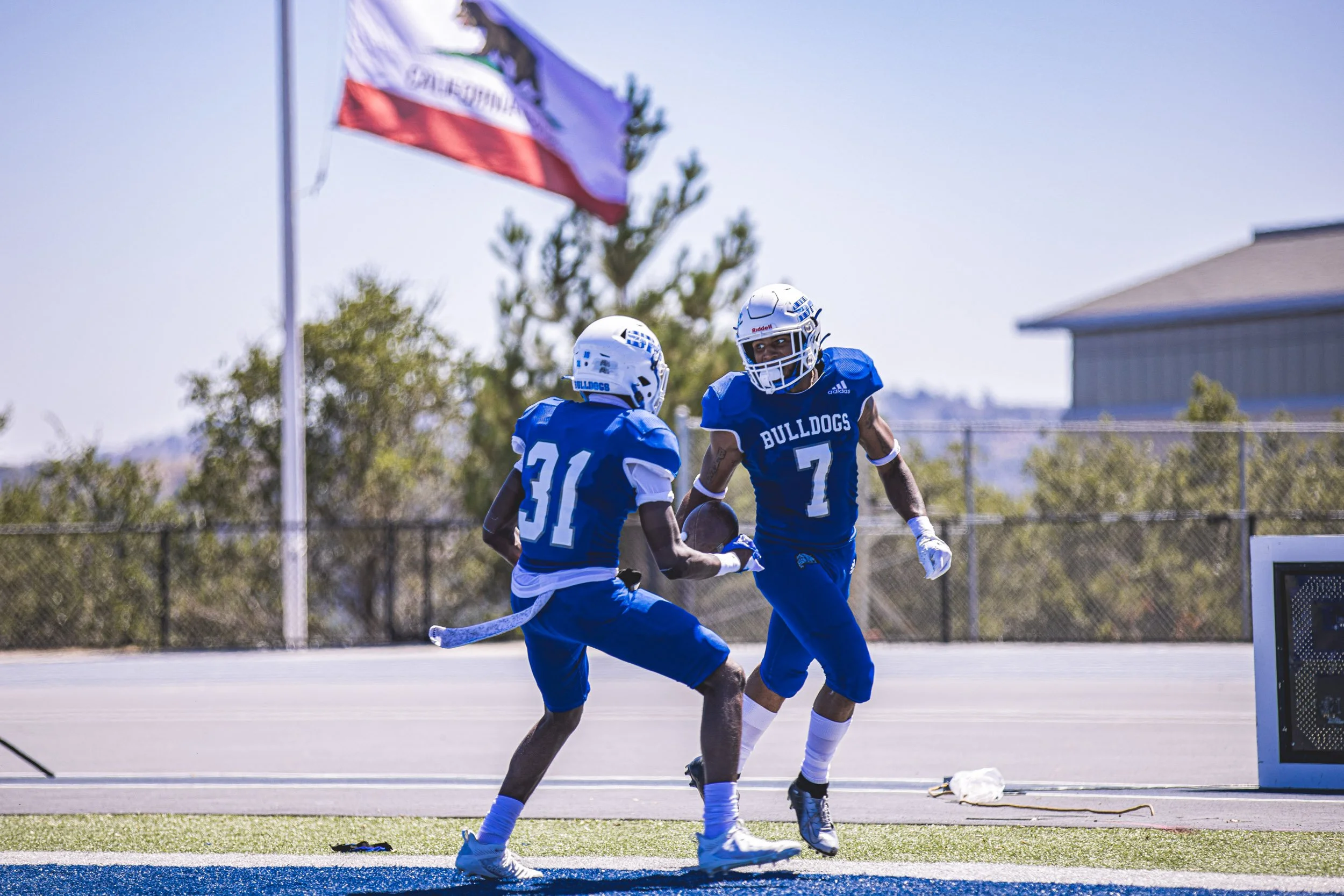 Game01 Q1 7-706:11Mateo Velasquez kickoff 60 yards to the SAN MATE05, CSM#7 J'Wan Evans return 95 yards to the SIERRA00, TOUCHDOWN.