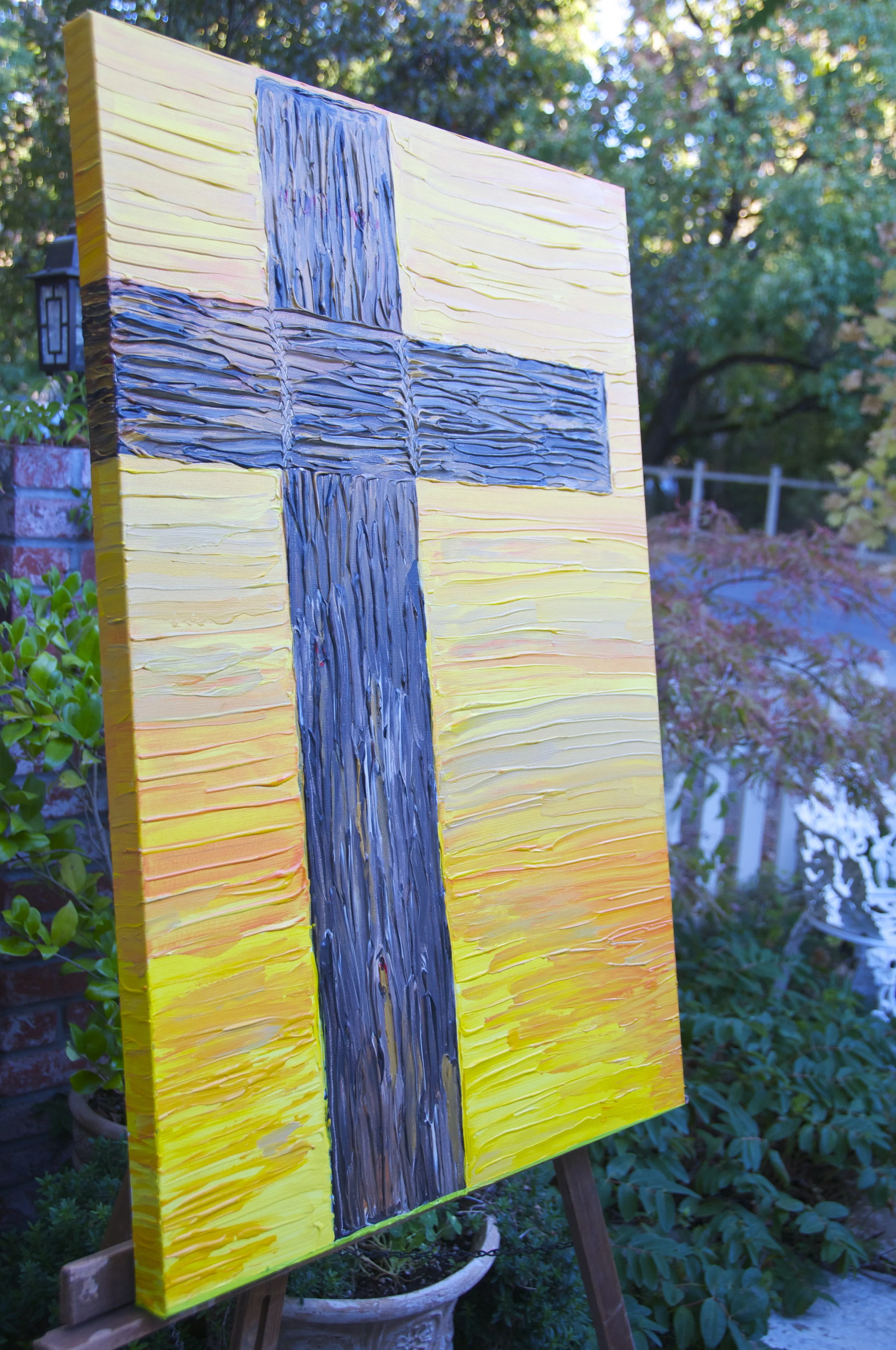 The Cross on Easter Morning -"shop" painting