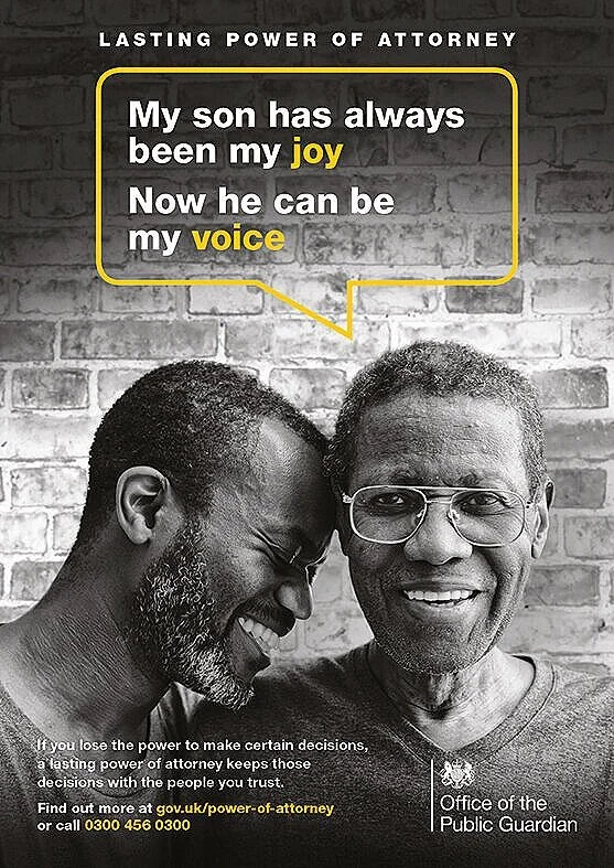 Poster campaign in and around hospitals