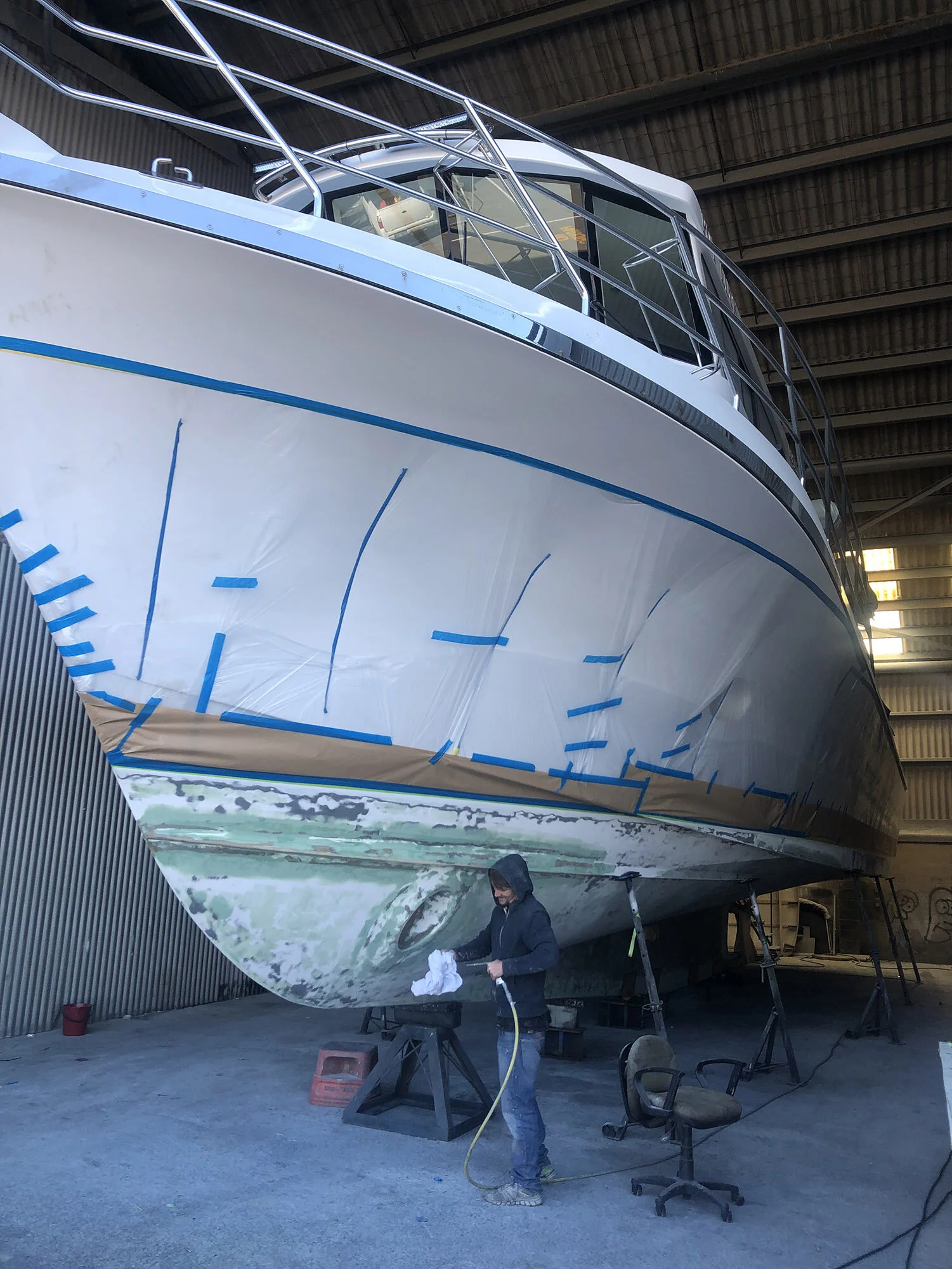 Hull Repairs Fibreglass — Fremantle Shipwrights Perth Boat Repairs