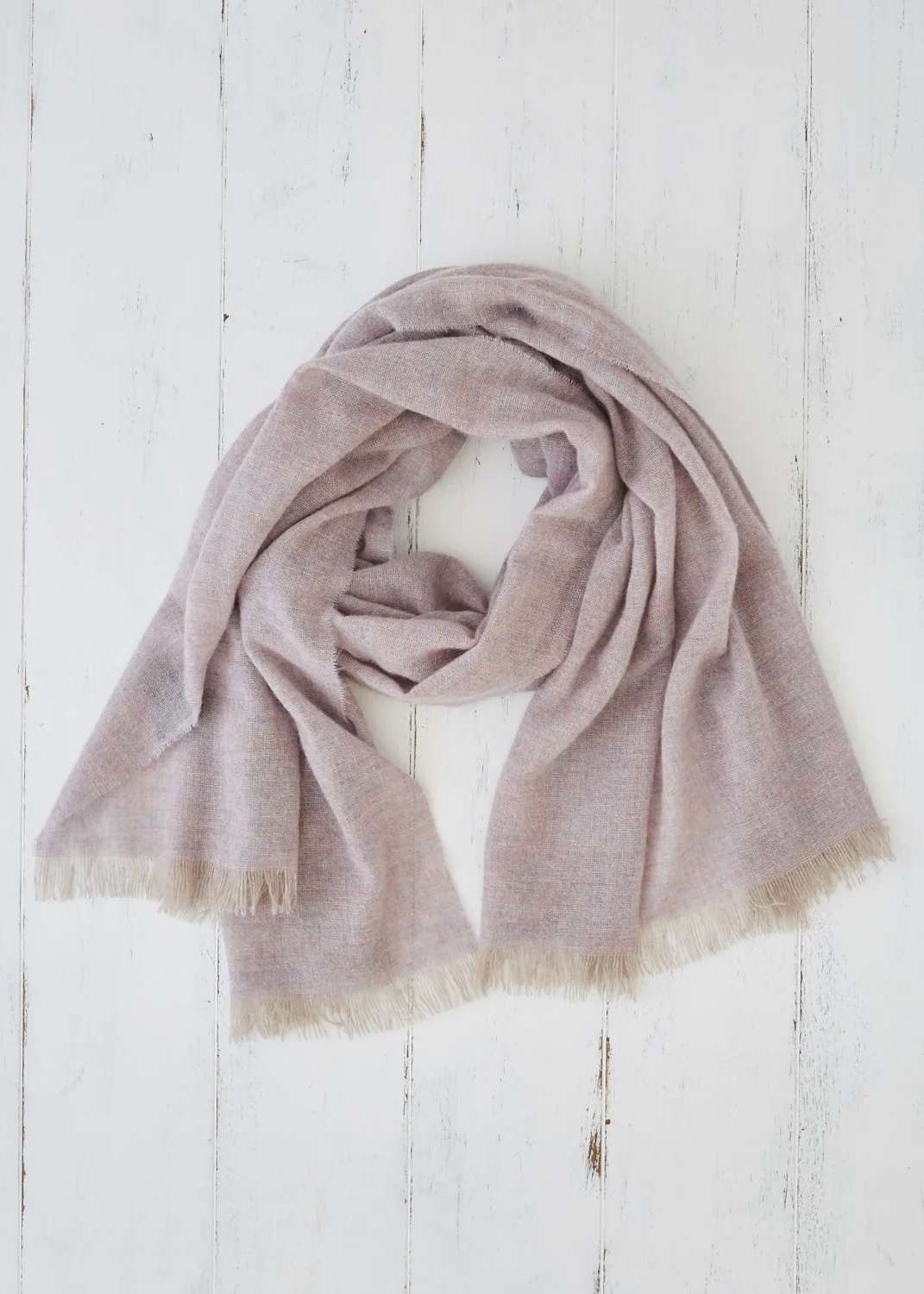Lois Avery cashmere scarf Lilac purple