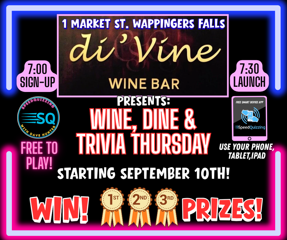 Wine, Dine, and Trivia