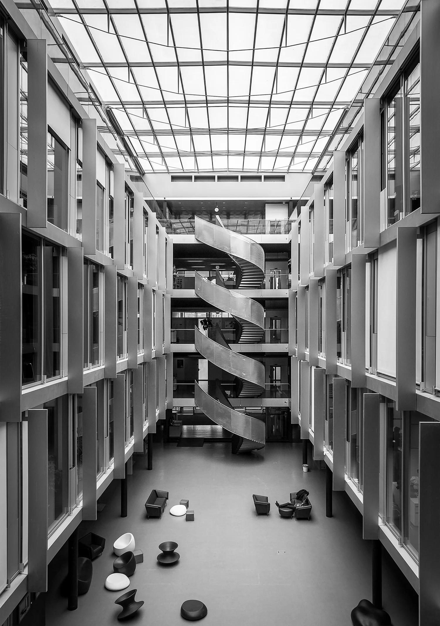 Bâtiment BC, EPFL ( R. Lüscher) | Ecublens | Suisse