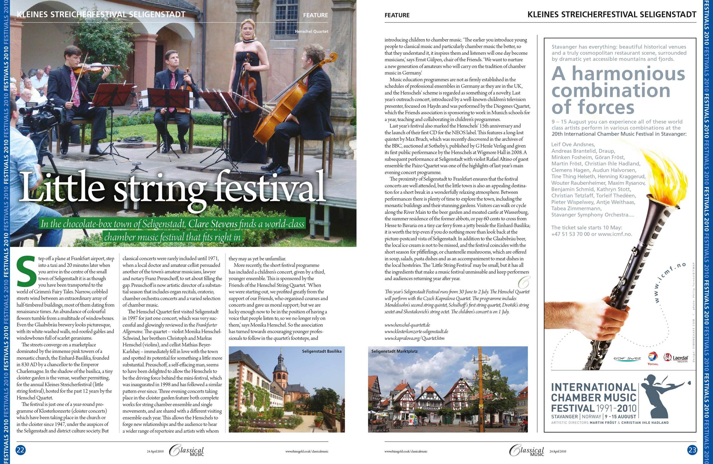 "Classical Music" – 24 April 2010