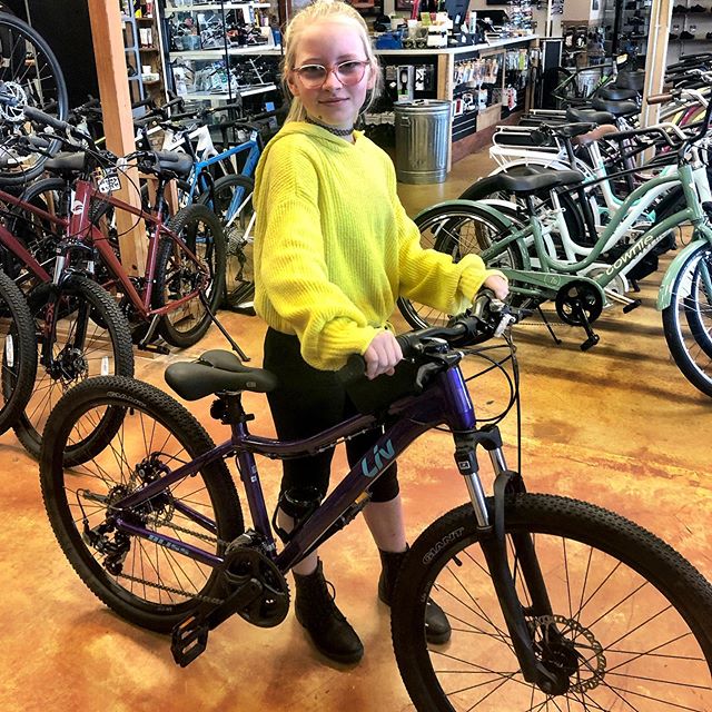 Our Newest @livcyclingusa customer. Her first real mountain bike. Hope you enjoy the new bike Annabel. #girlsriding #girlsridingbikes #livbikes #livbikesaus