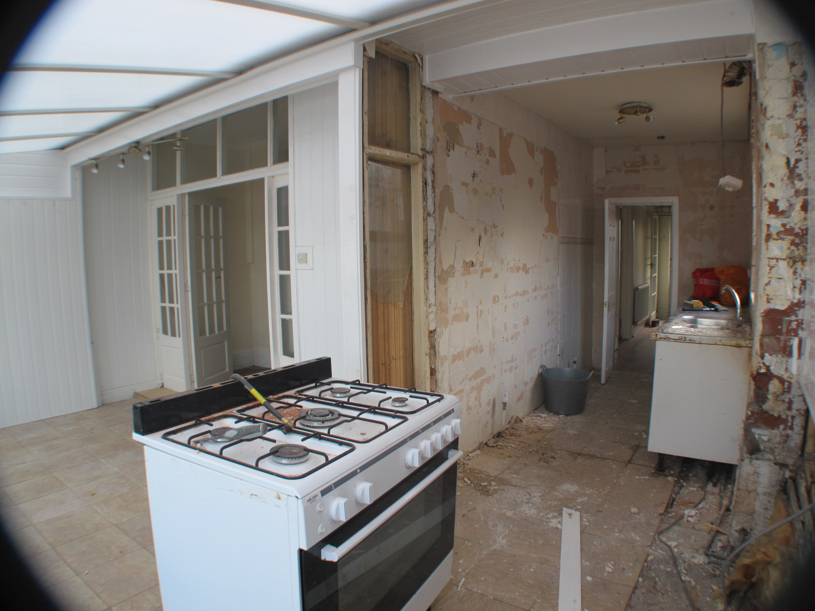 Wide angle kitchen/conservatory