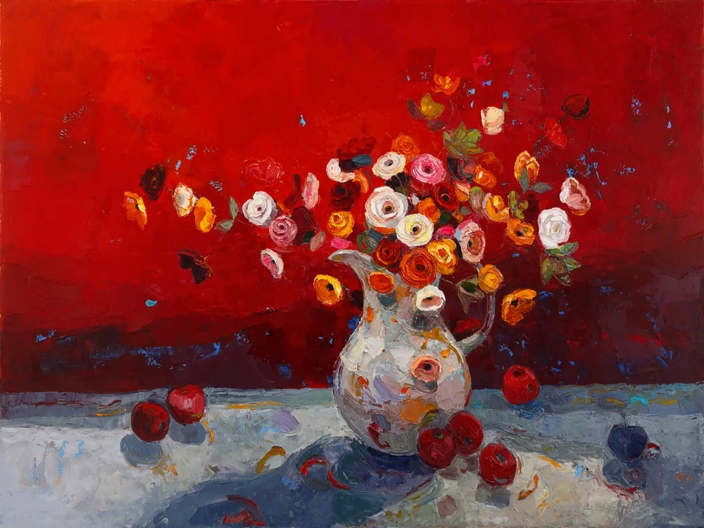  Title: A Lavish Party Size: 76 x 102 cm Medium: Oil on canvas SOLD 