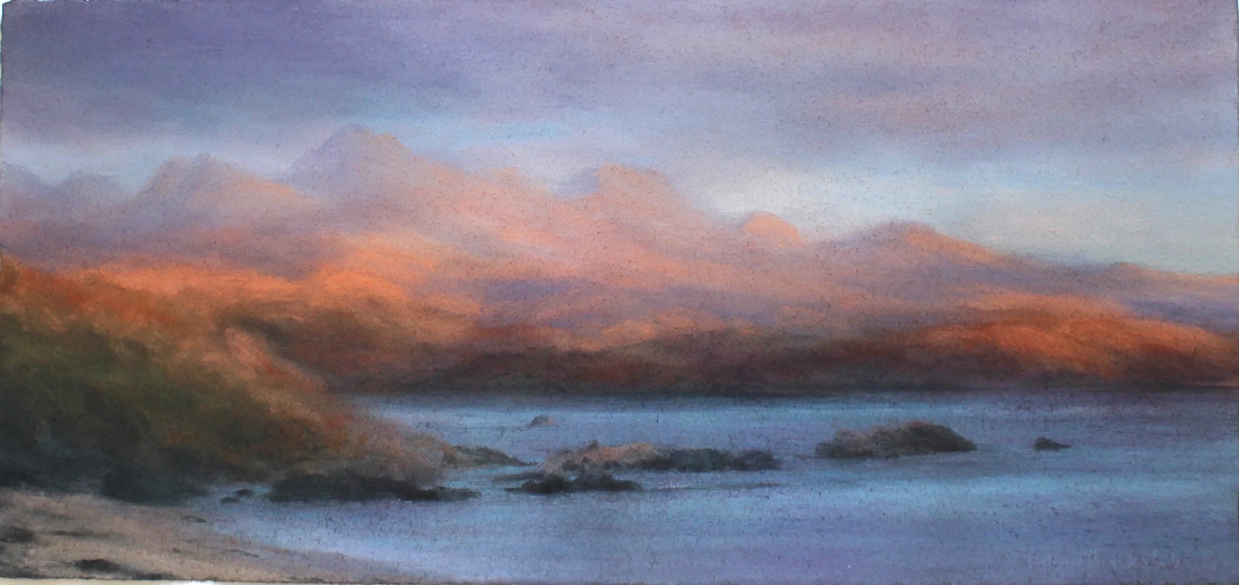  Title: Wester Ross Size: 32 x 68 cm Medium: Pastel 