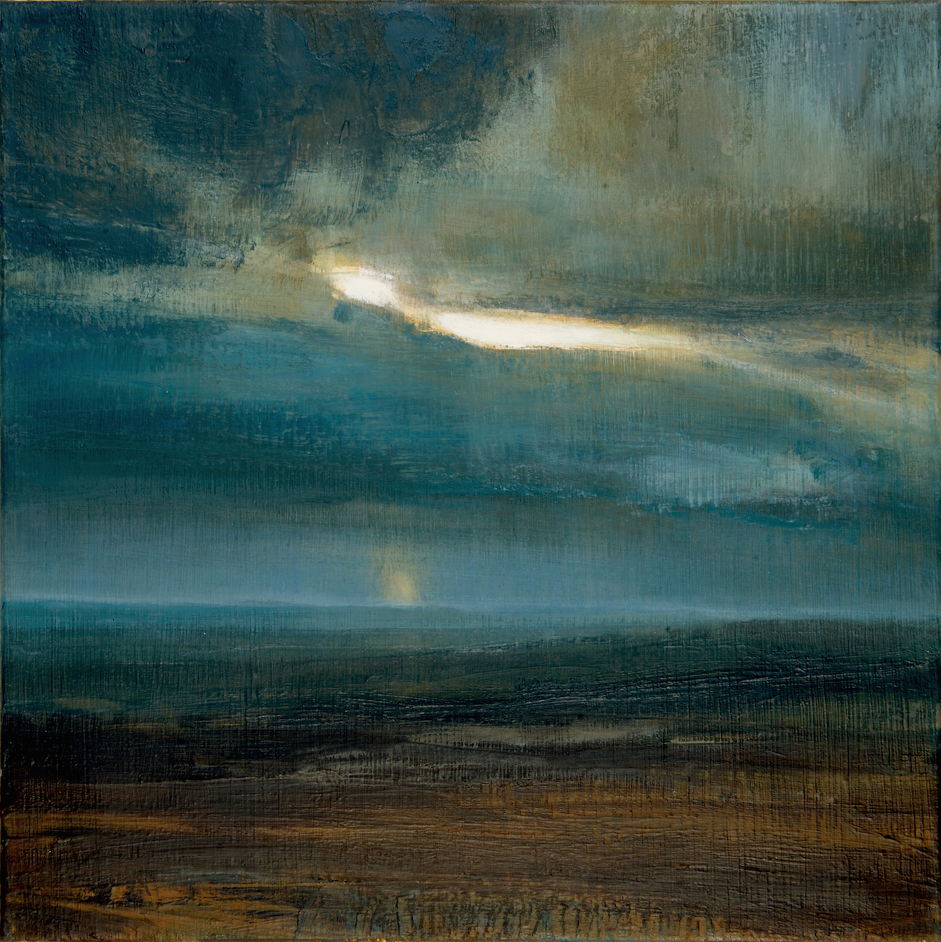  Title: South Downs Sunset XXX Size: 60 x 60 cm Medium: Oil on canvas 