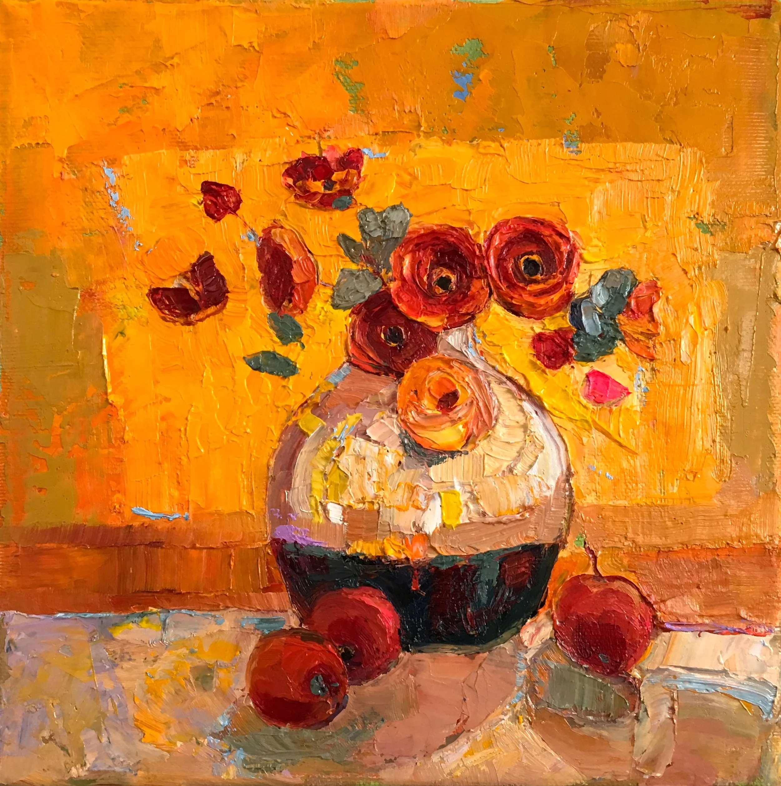  Title: Hot Spot  Medium: oil on canvas  Size: 20 x 20cm  Price: SOLD 