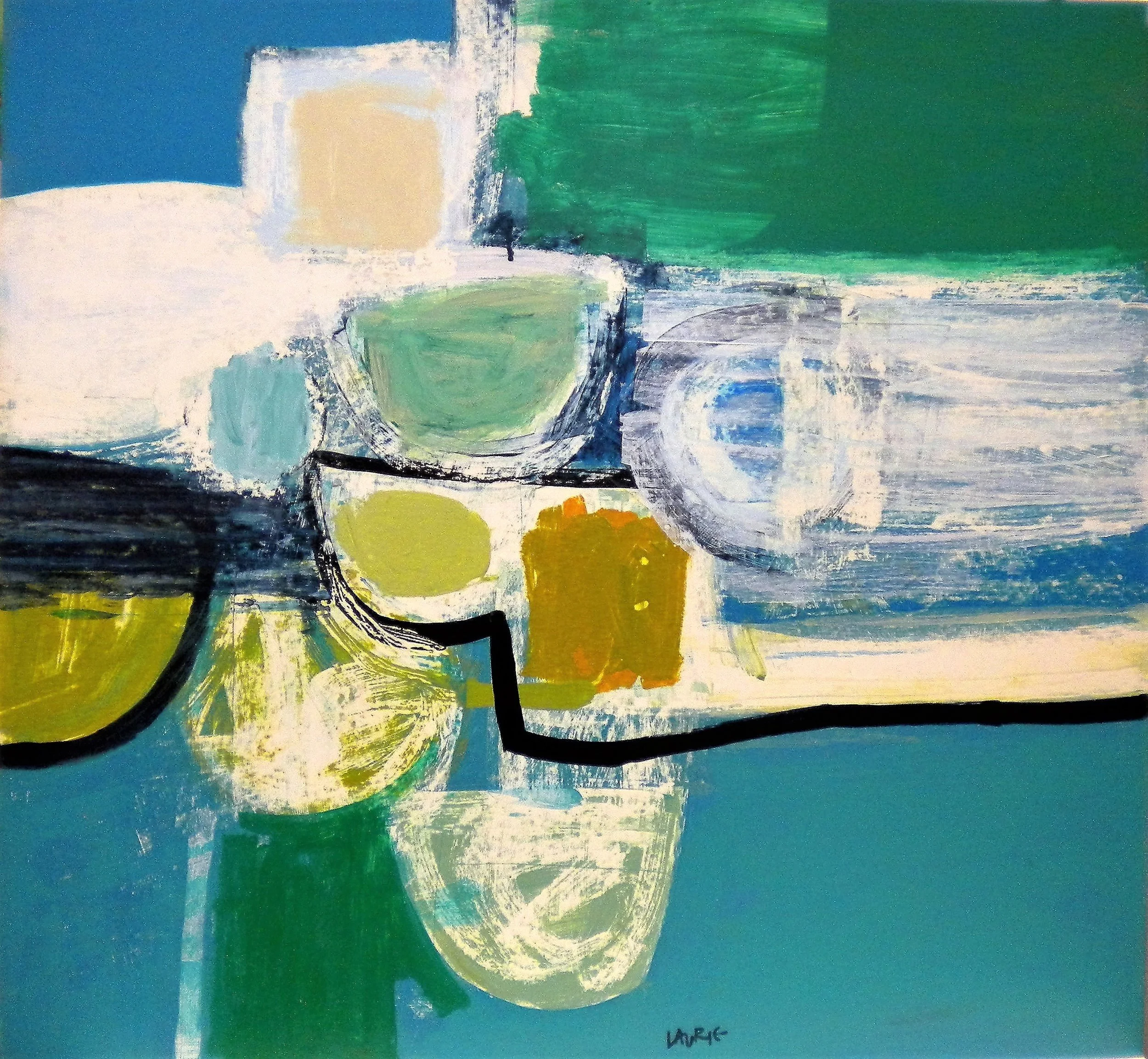  Title: Sea Breeze Size: 80 x 85 cm Medium: Acrylic on board Price: £4500 * Please contact the gallery for availability 