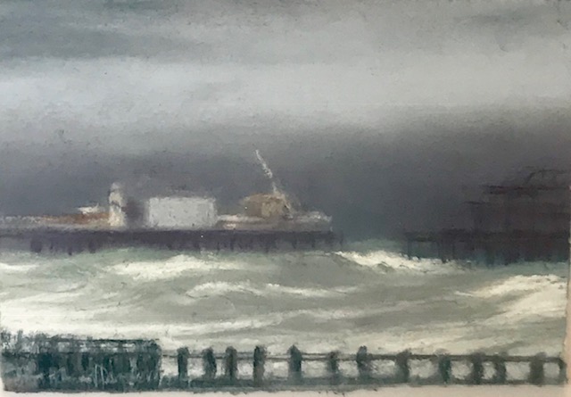 Two Piers, A Study of Brighton Seafront