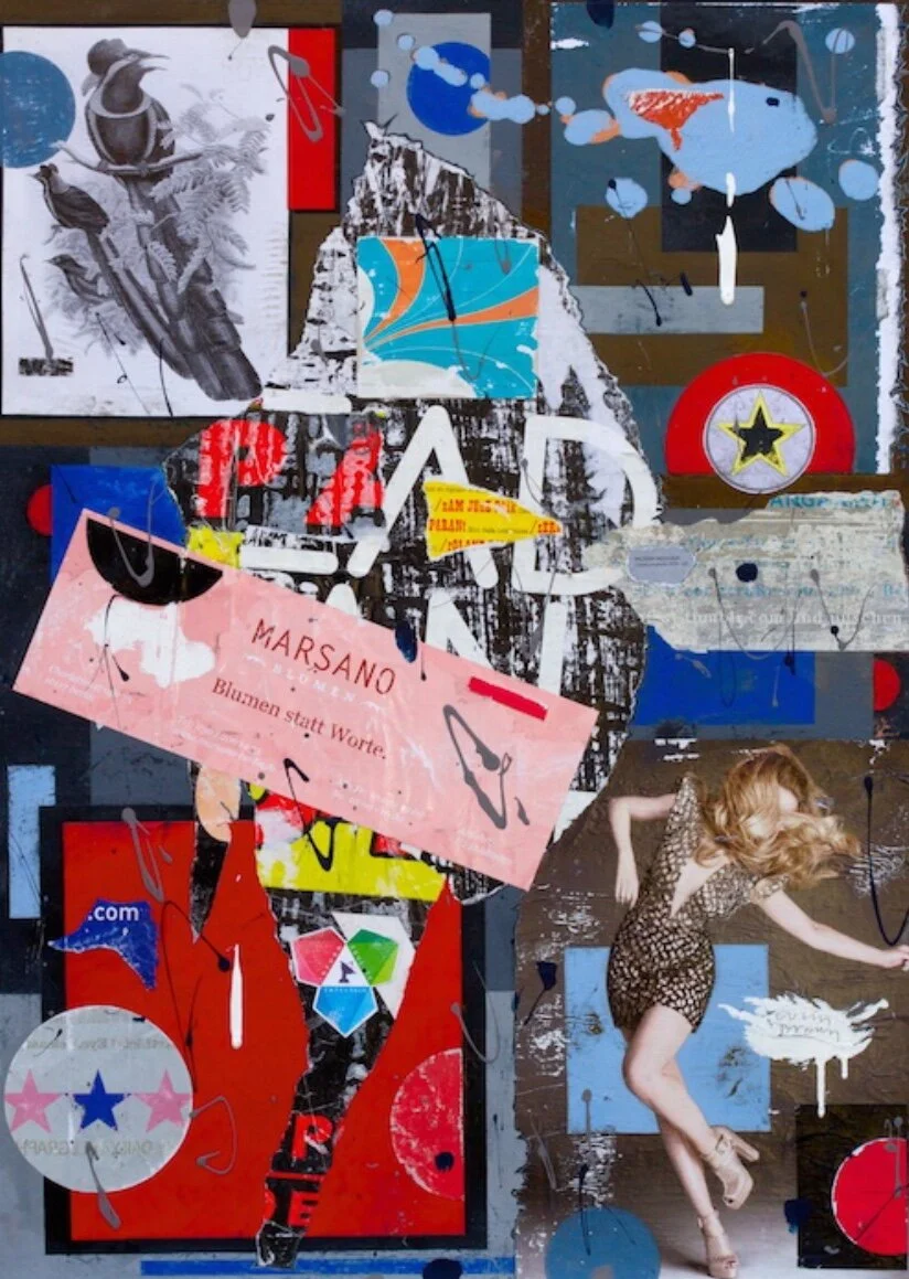 Title: Marsano  Medium: mixed media on panel  Size: 70 x 50cm  Price: £1750