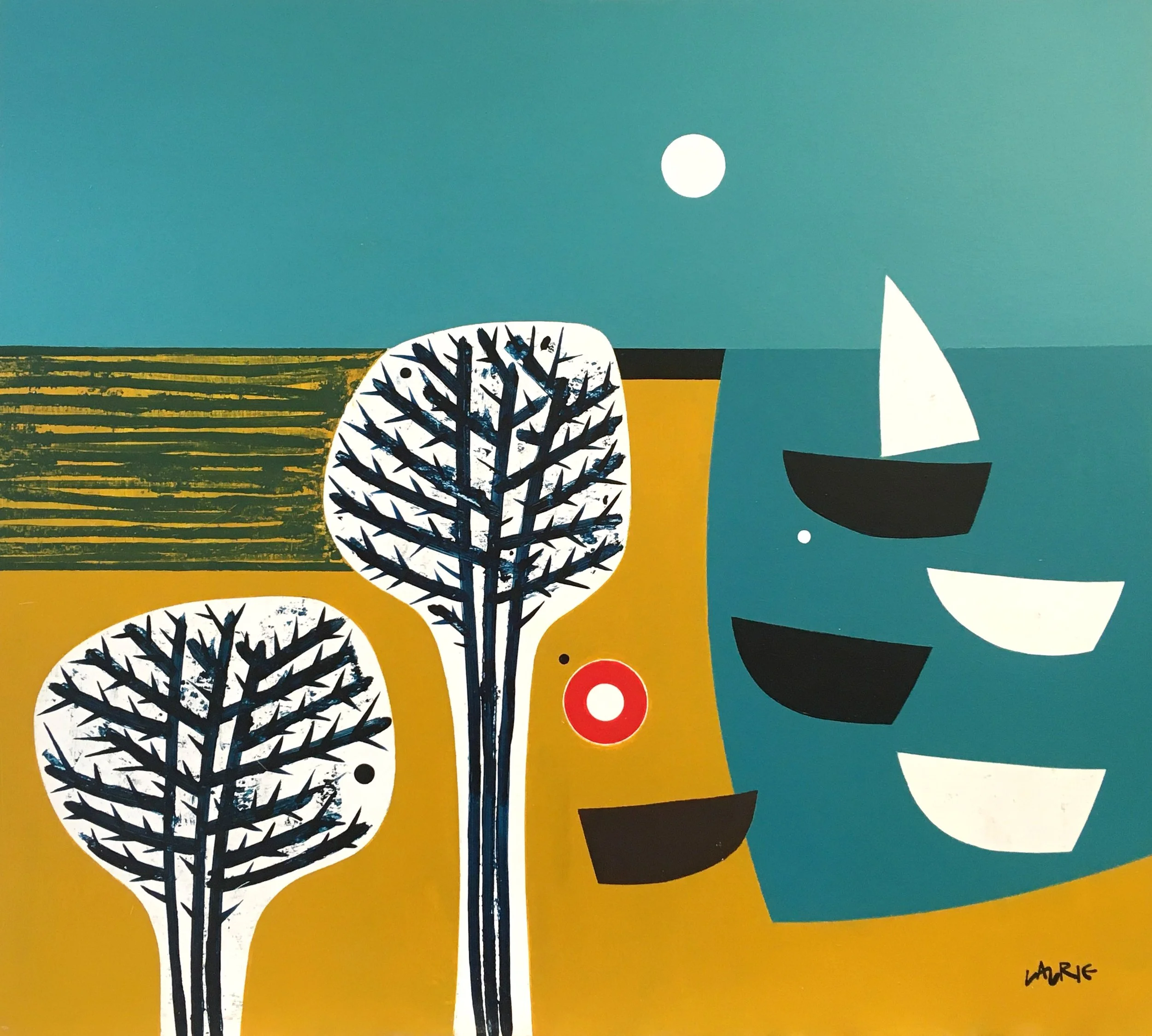  Title: Cove Size: 81cm x 92cm Medium: Acrylic on panel  