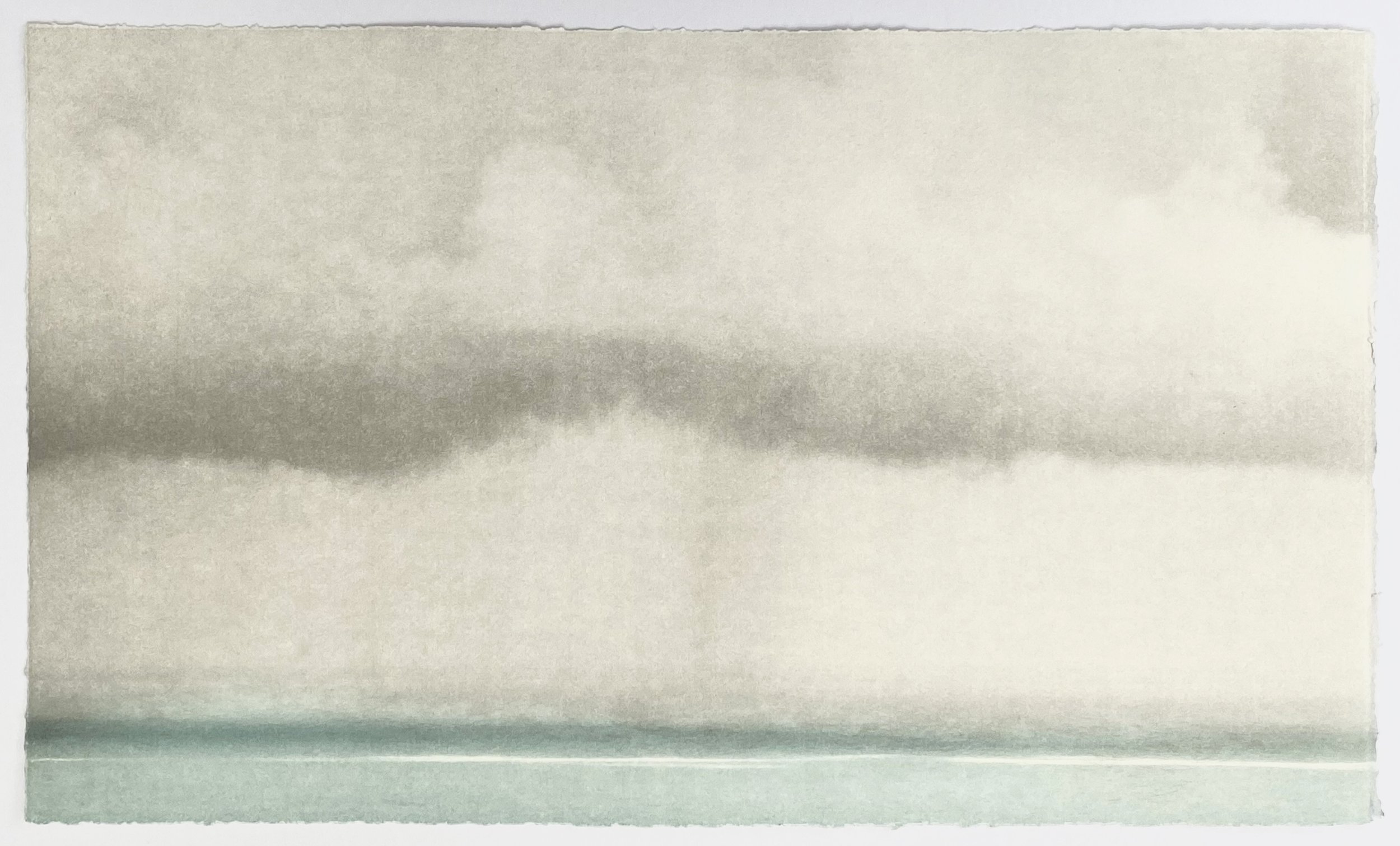 Title: Rain and Shine Size: 23.5cm x 40cm Medium: Solar etching on Somerset paper 