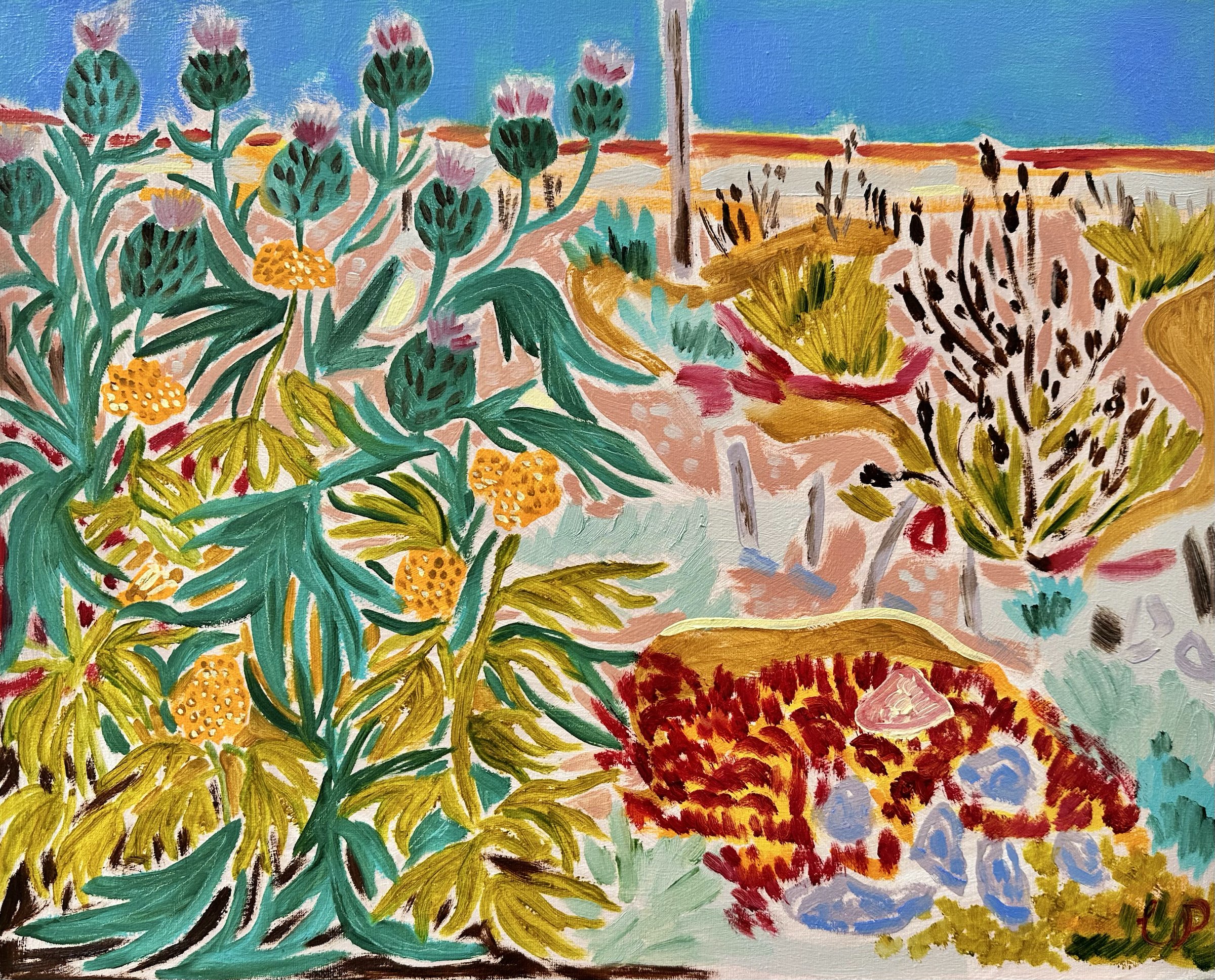 Title: Summer in Dungeness Size: 30 x 40cm Medium: Oil and flashe on canvas Price: £950 
