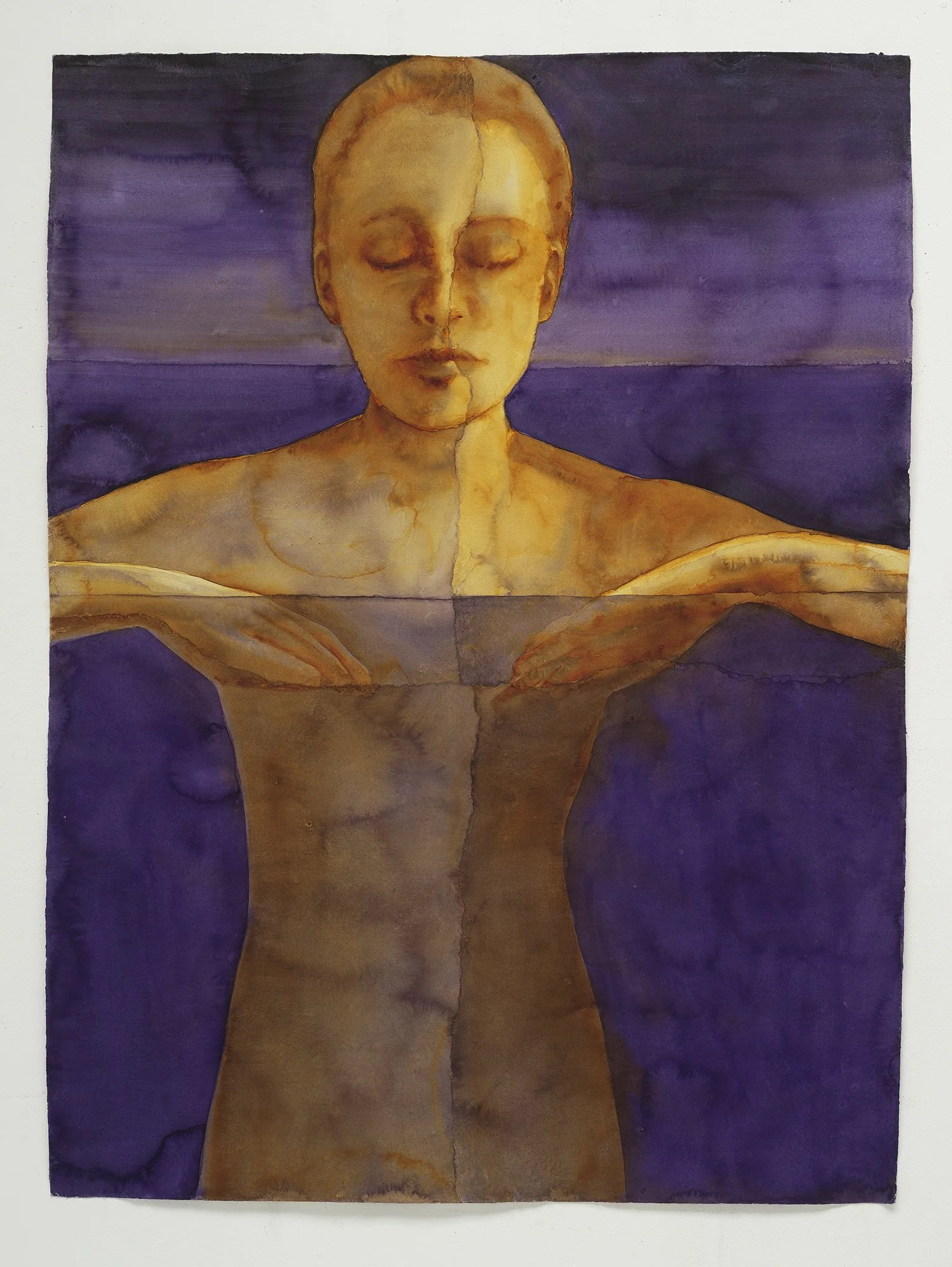  Artist: Graham Dean  Title: Being Still  Size: 143 × 107 cm  Medium: watercolour on arches paper  Price: £10,000 ( framed price) 