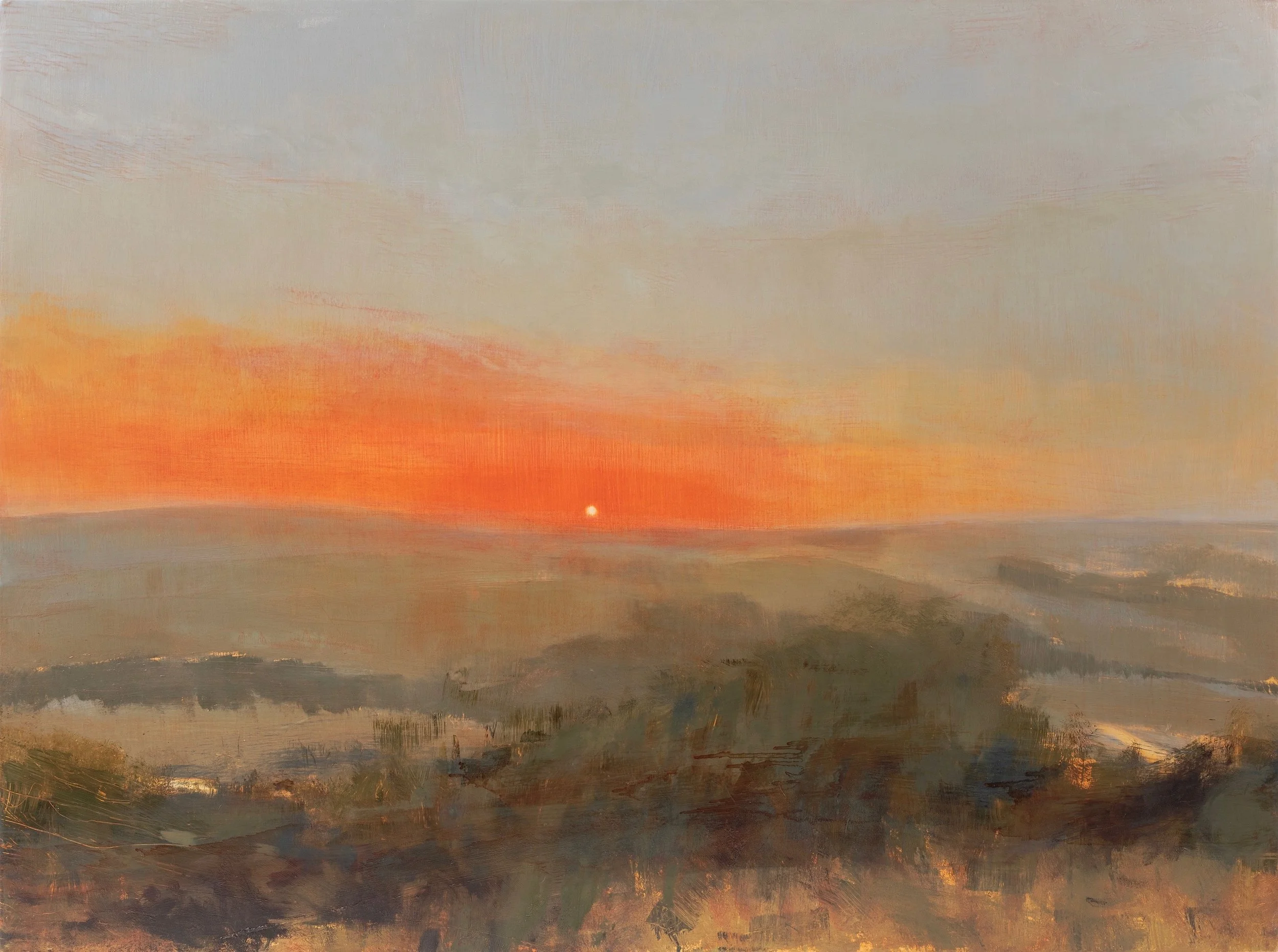  Mill Hill Last Light V  oil on canvas  101 × 134 cm 