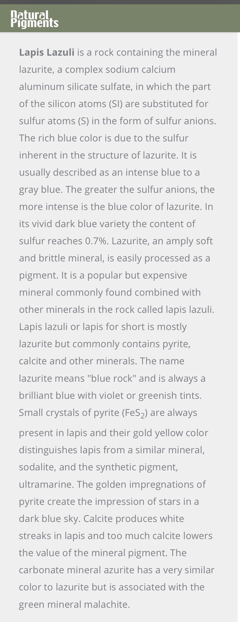 NOT AN ENDORSEMENT (nor do I purchase from this vendor - too pricey in my opinion … - but a nice description)