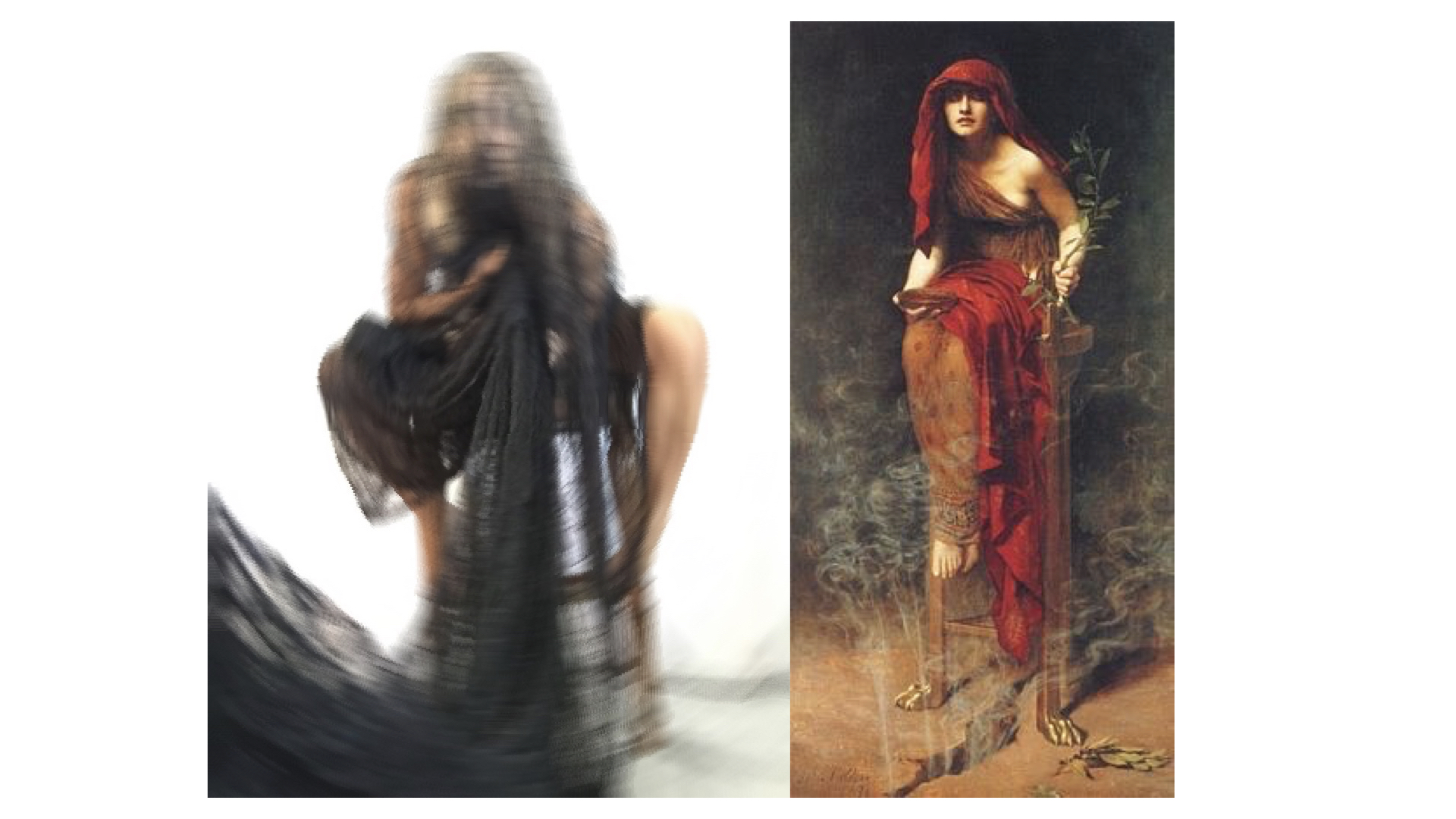 IMAGE Left: Nox from A Wandering Mind and her InnerNet ; Right: The Oracle from Greek legends