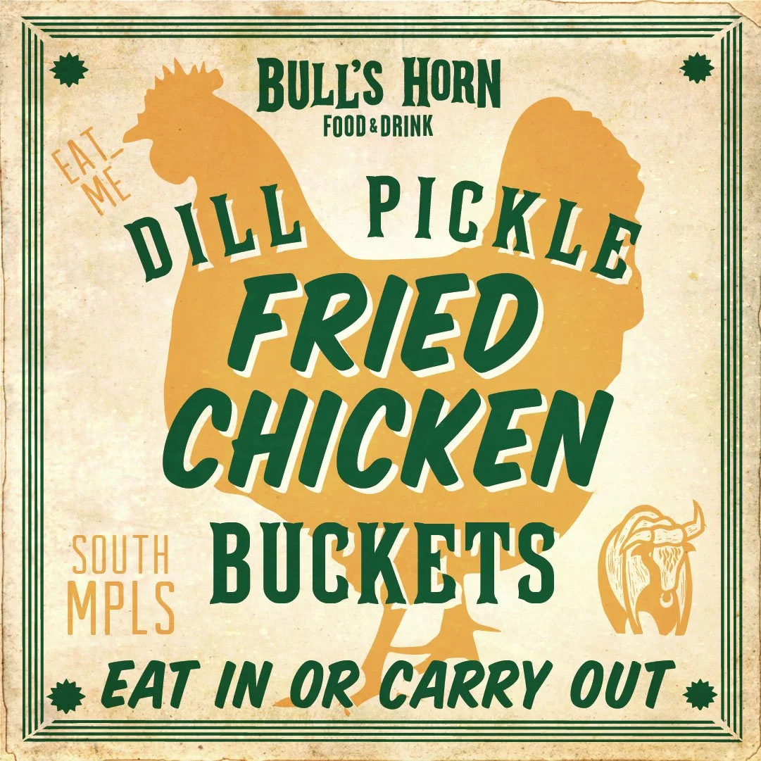 Bull's Horn Food + Drink - Fried Chicken Buckets