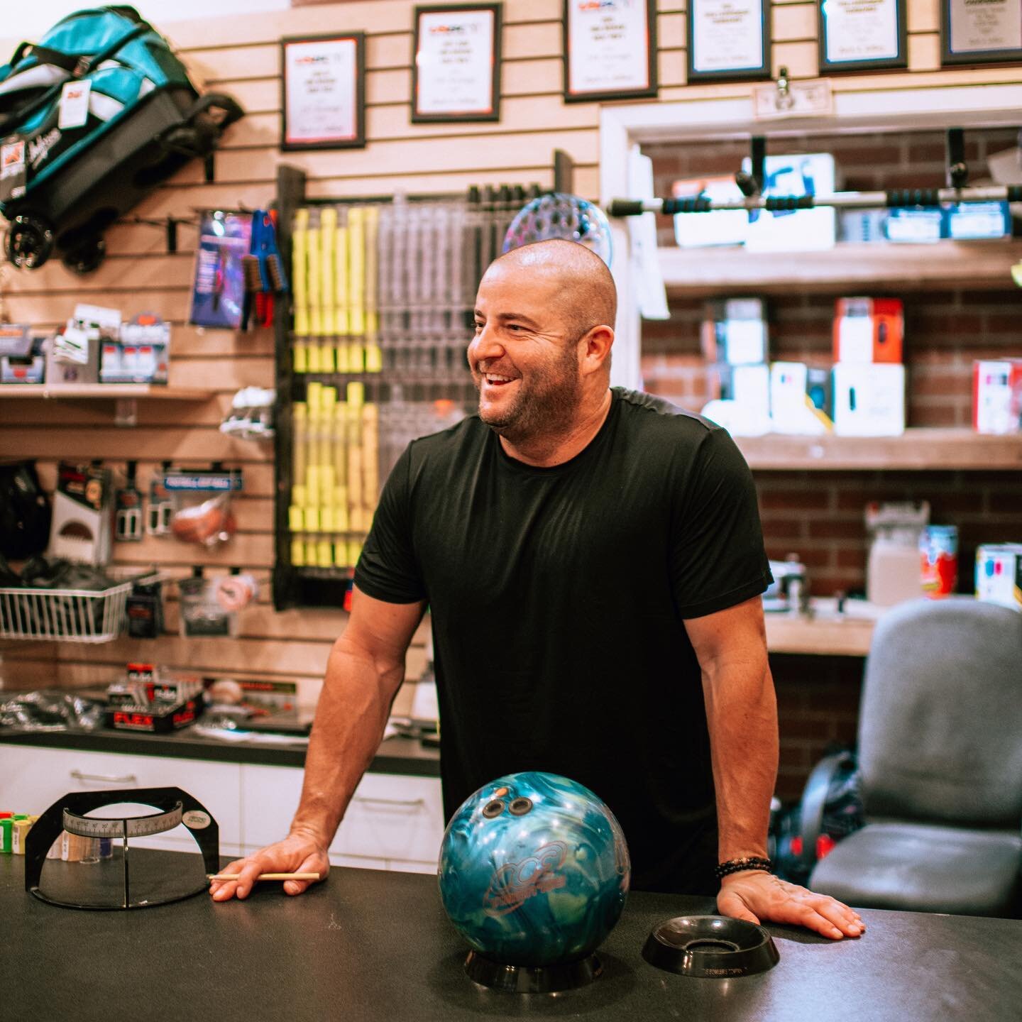 Meet, Zack 🎳
He is a local from here in Redlands and has worked with us for almost 10 years! When he&rsquo;s not in the Pro Shop helping bowlers with their gear, you can find him on the golf course, weightlifting, or even doing some bowling himself.