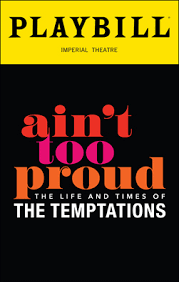 Ain't Too Proud Broadway Playbill