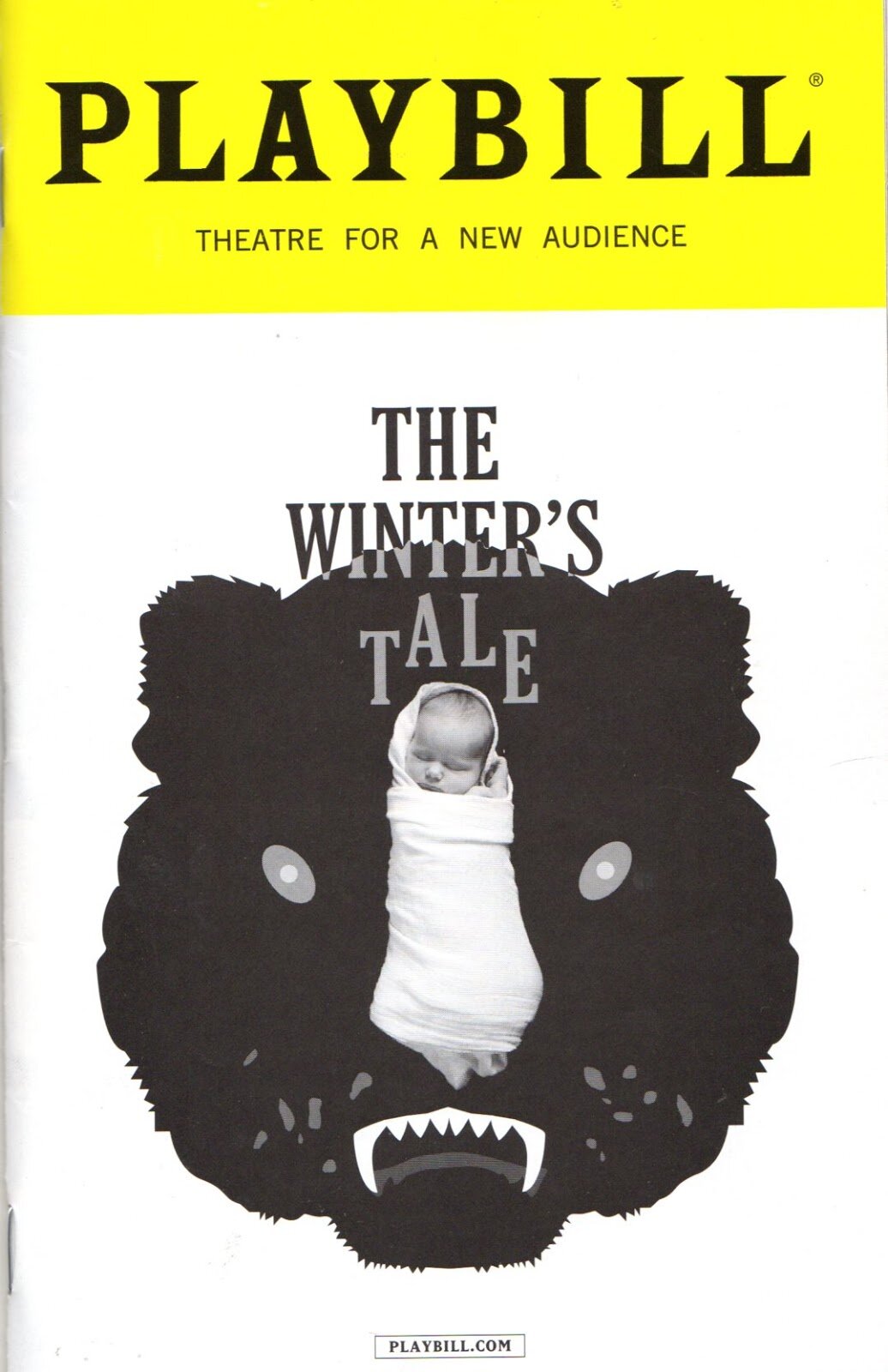 The Winter's Tale Playbill, Theatre for a New Audience (Copy)