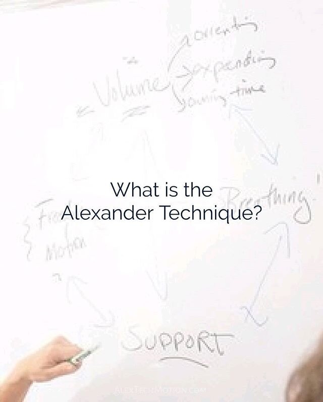 Simply this:⠀
Alexander Technique is a mindful movement technique that will help you discover a lighter, more resilient, more precise way of moving and breathing throughout your day. ⠀
⠀
⠀
All the more reason to check out our weekly affordable Online