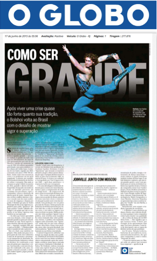 Mídia Espontânea Capa O Globo