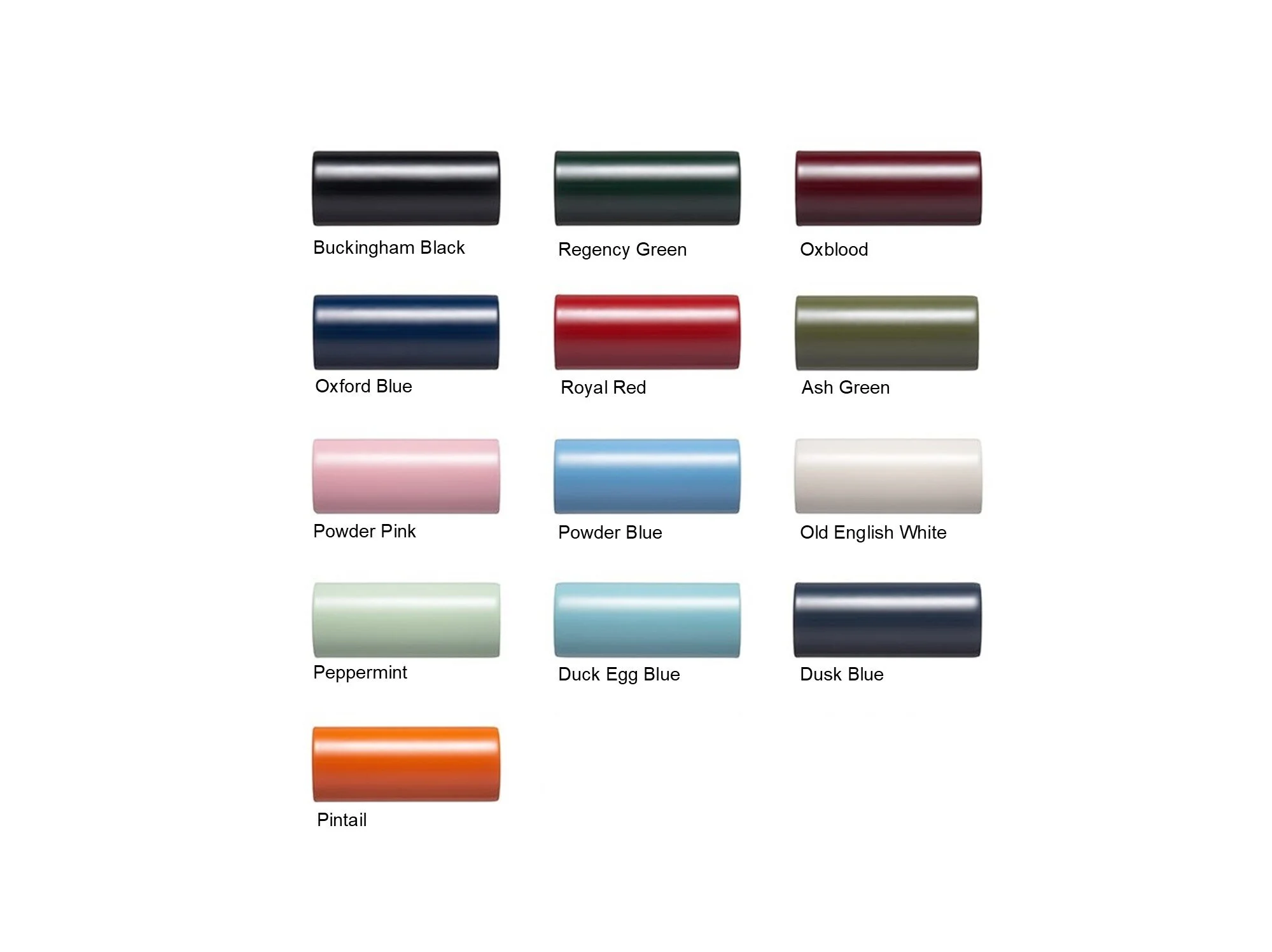 Painted Spares Colour selector