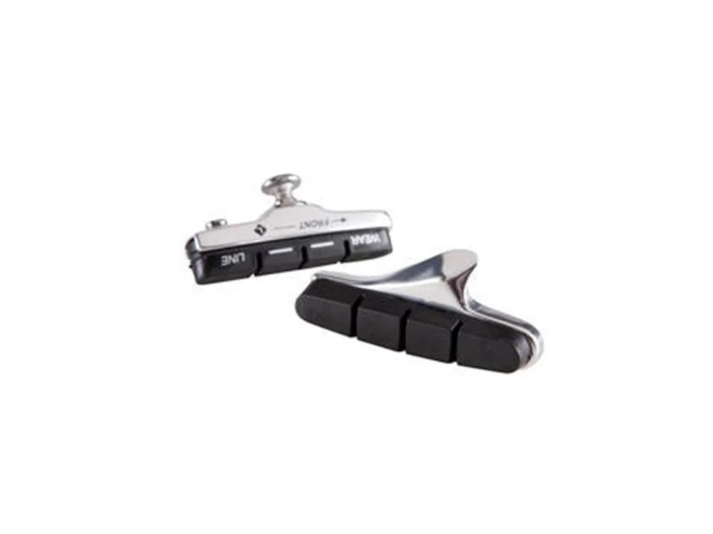 Road Brake Blocks with Alloy Shoes - Pair