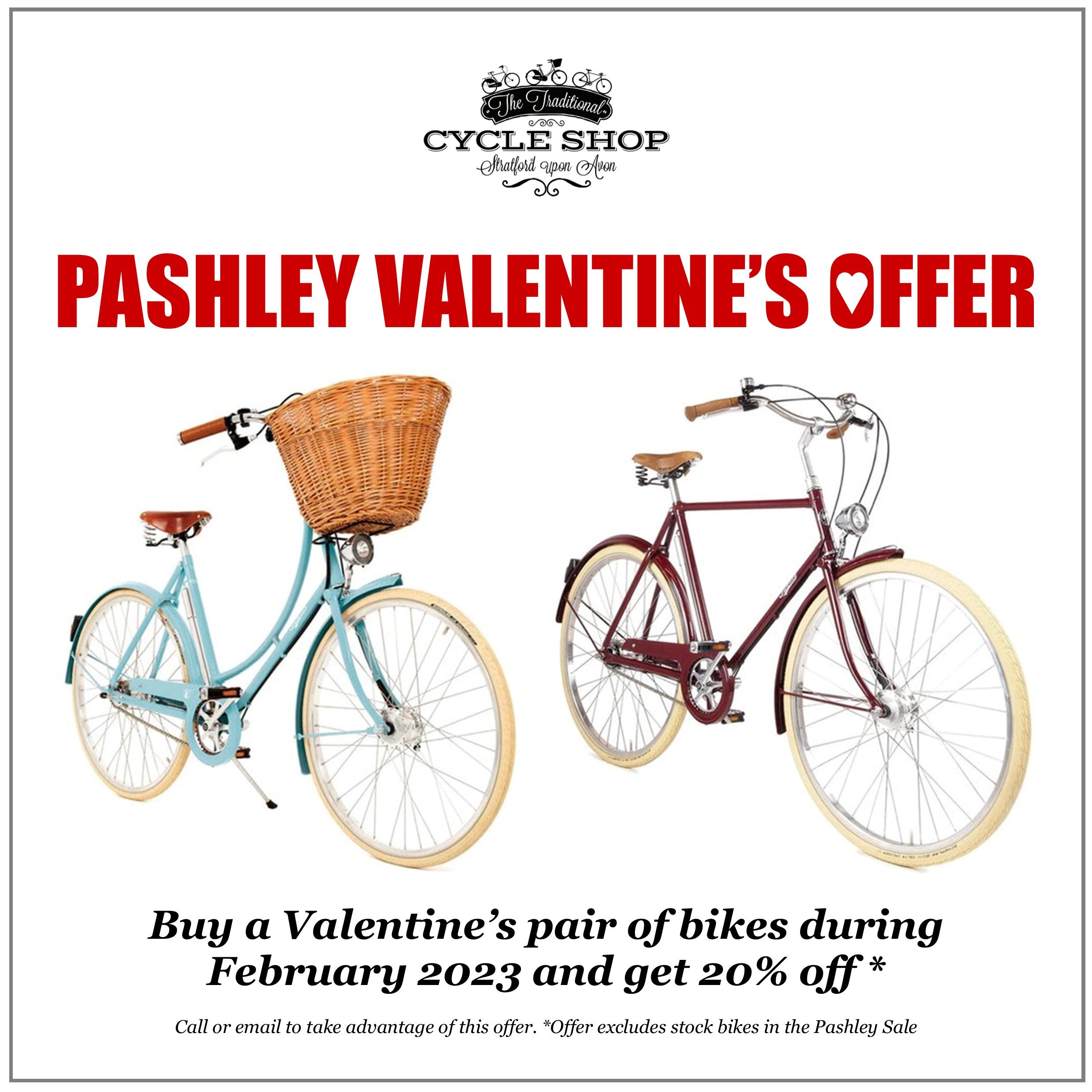 Pashley Valentines Offer — The Traditional Cycle Shop