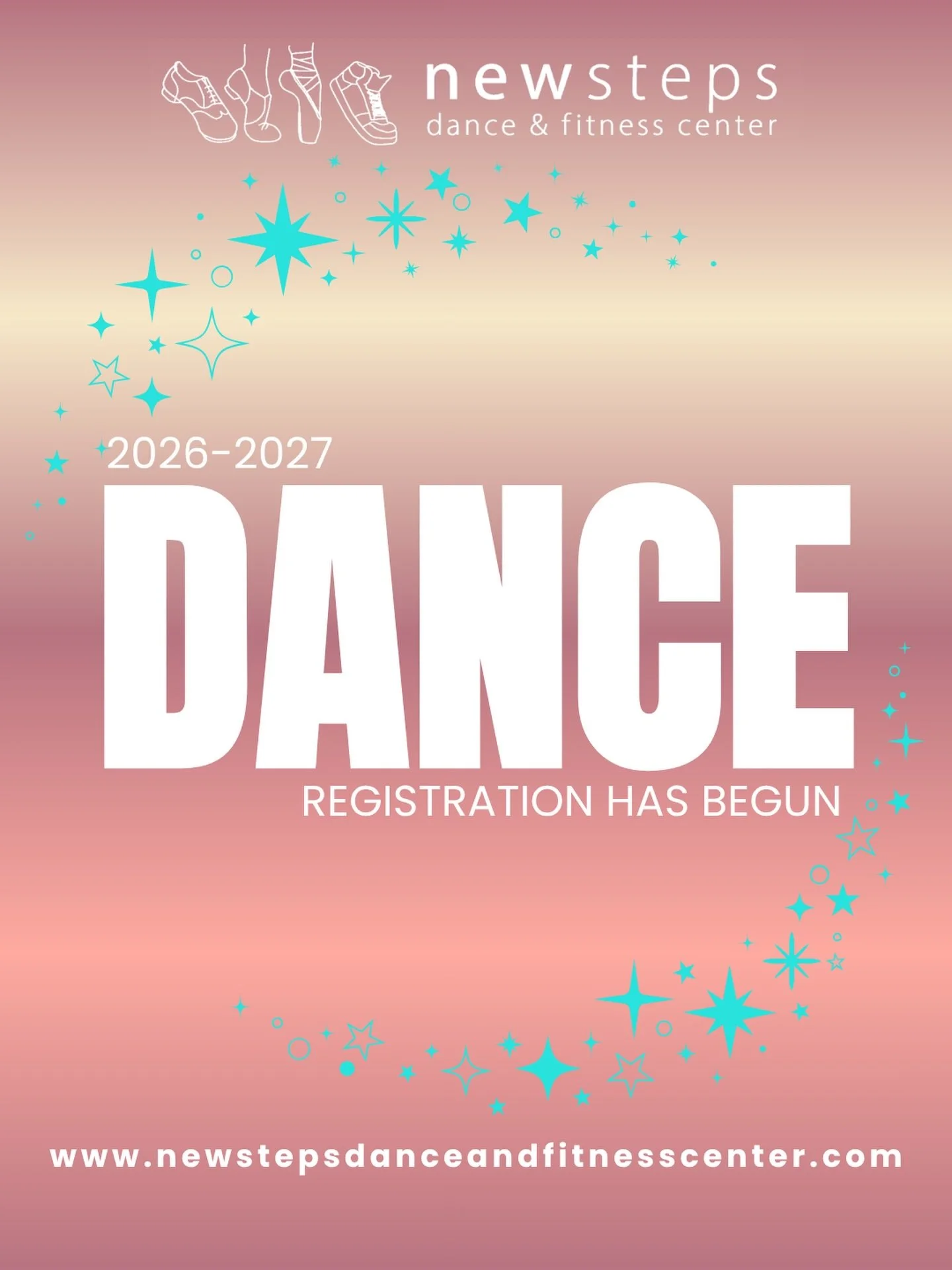Here at New Steps, we take pride in being a smaller sized dance studio with small class sizes and only one end of the year recital that is under 3 hours.

Classes will fill fast so it is important to register early if you plan to dance with us again!