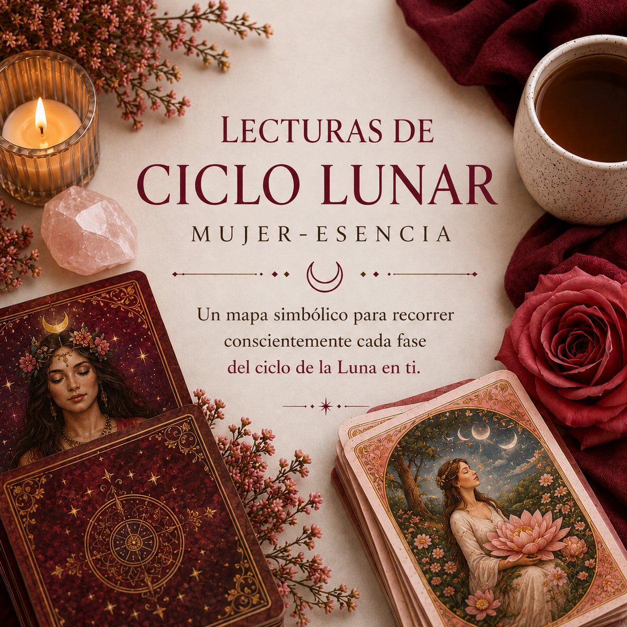 Lectura ciclo lunar 🌙🌹