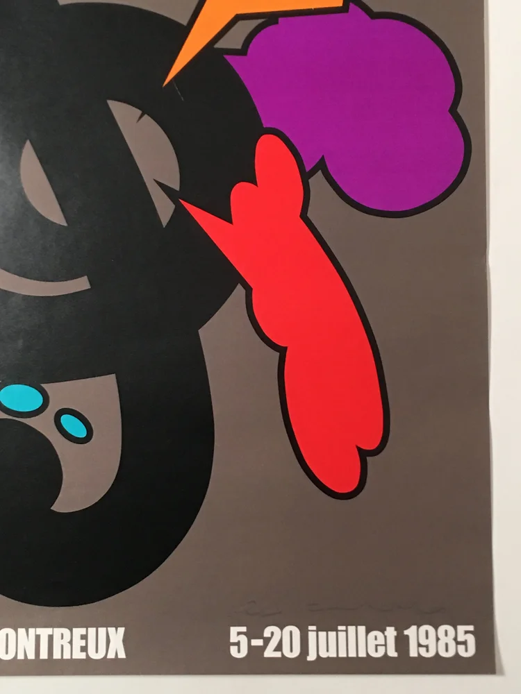 Montreux Jazz Festival Poster by Shigeo Fukuda — Andrew Spindler