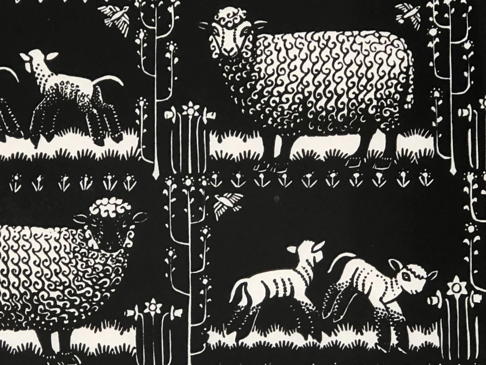 SOLD--Spring Lambs II by Virginia Lee Burton — Andrew Spindler