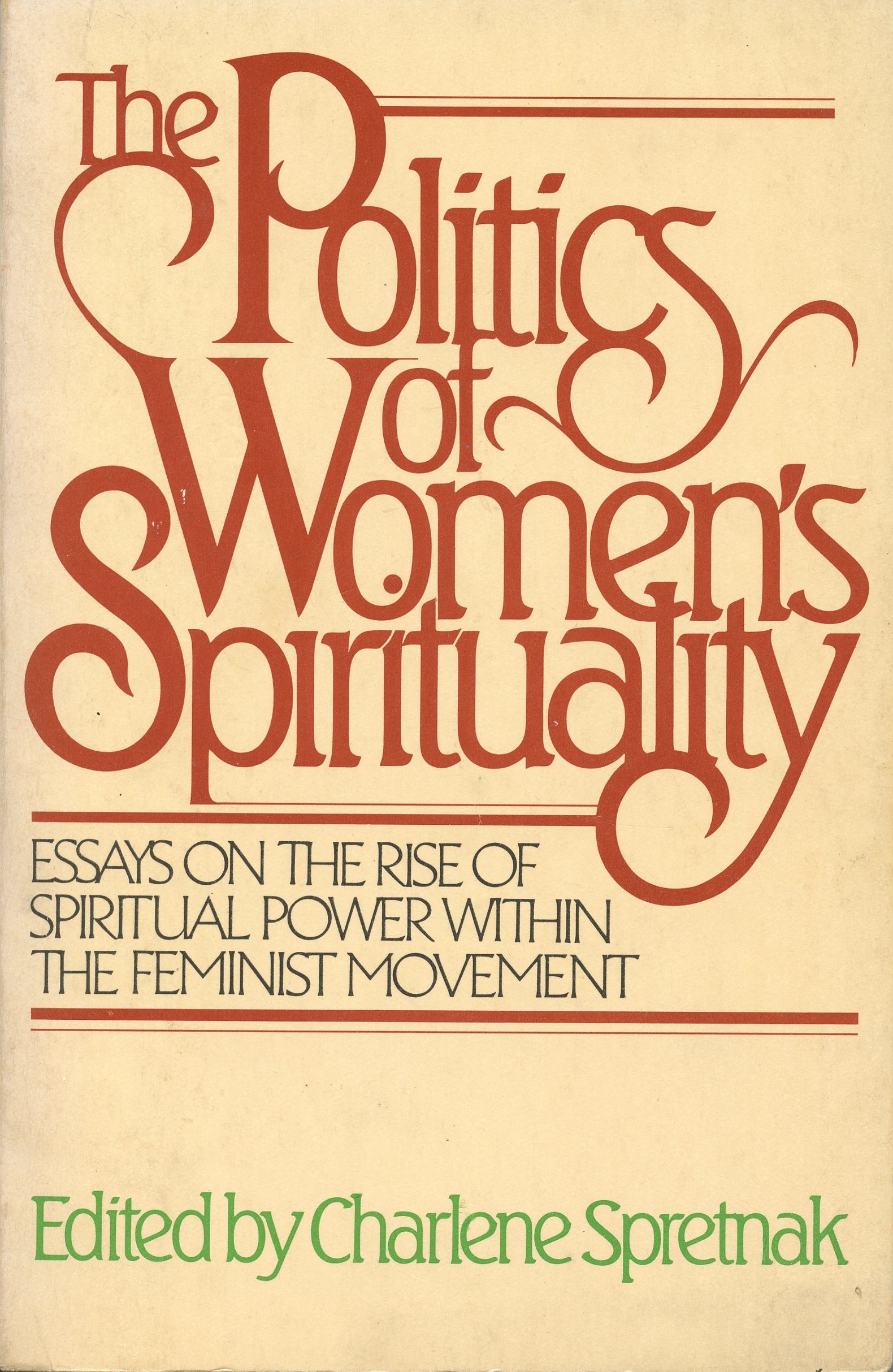 POLITICS OF WOMEN'S SPIRITUALITY